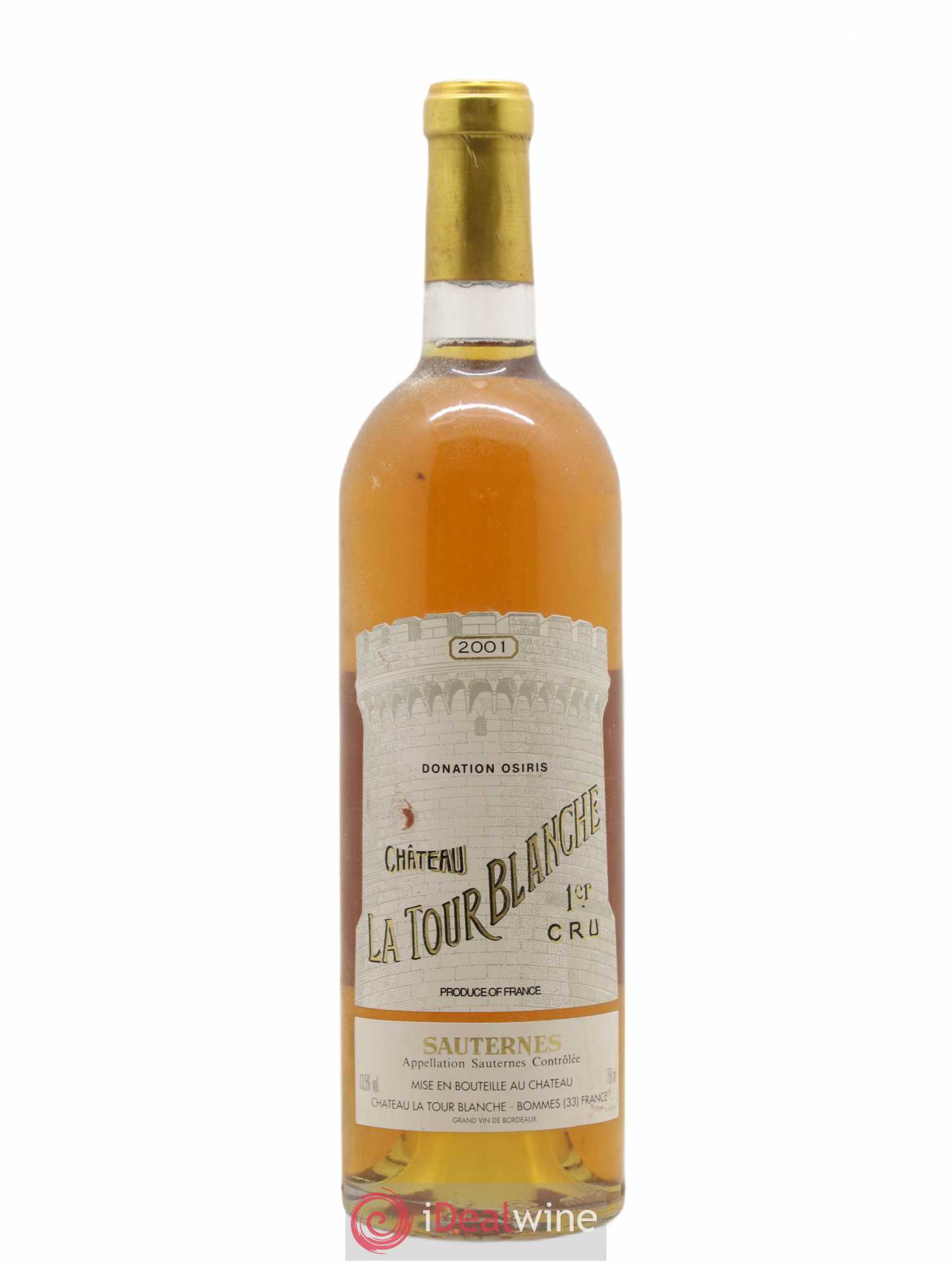 Château la Tour Blanche 1er Grand Cru Classé 2001 - Lotto di 1 bottiglia - 0