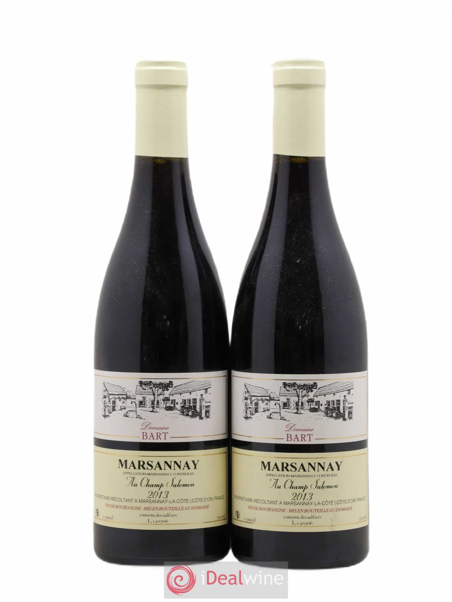 Marsannay Au Champ Salomon Bart (Domaine) 2013 - Lot de 2 bouteilles - 0