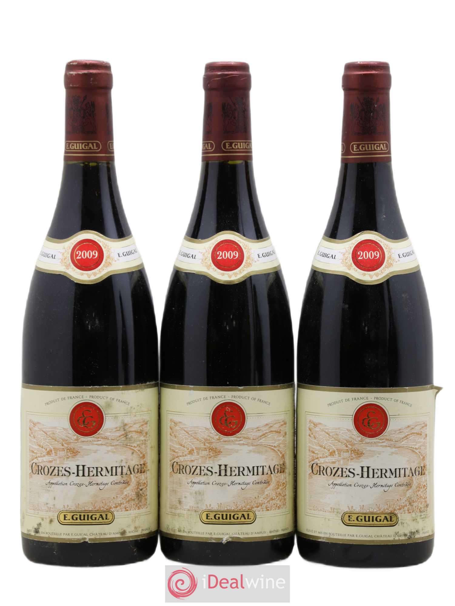 Crozes-Hermitage Guigal 2009 - Lot de 3 bouteilles - 0