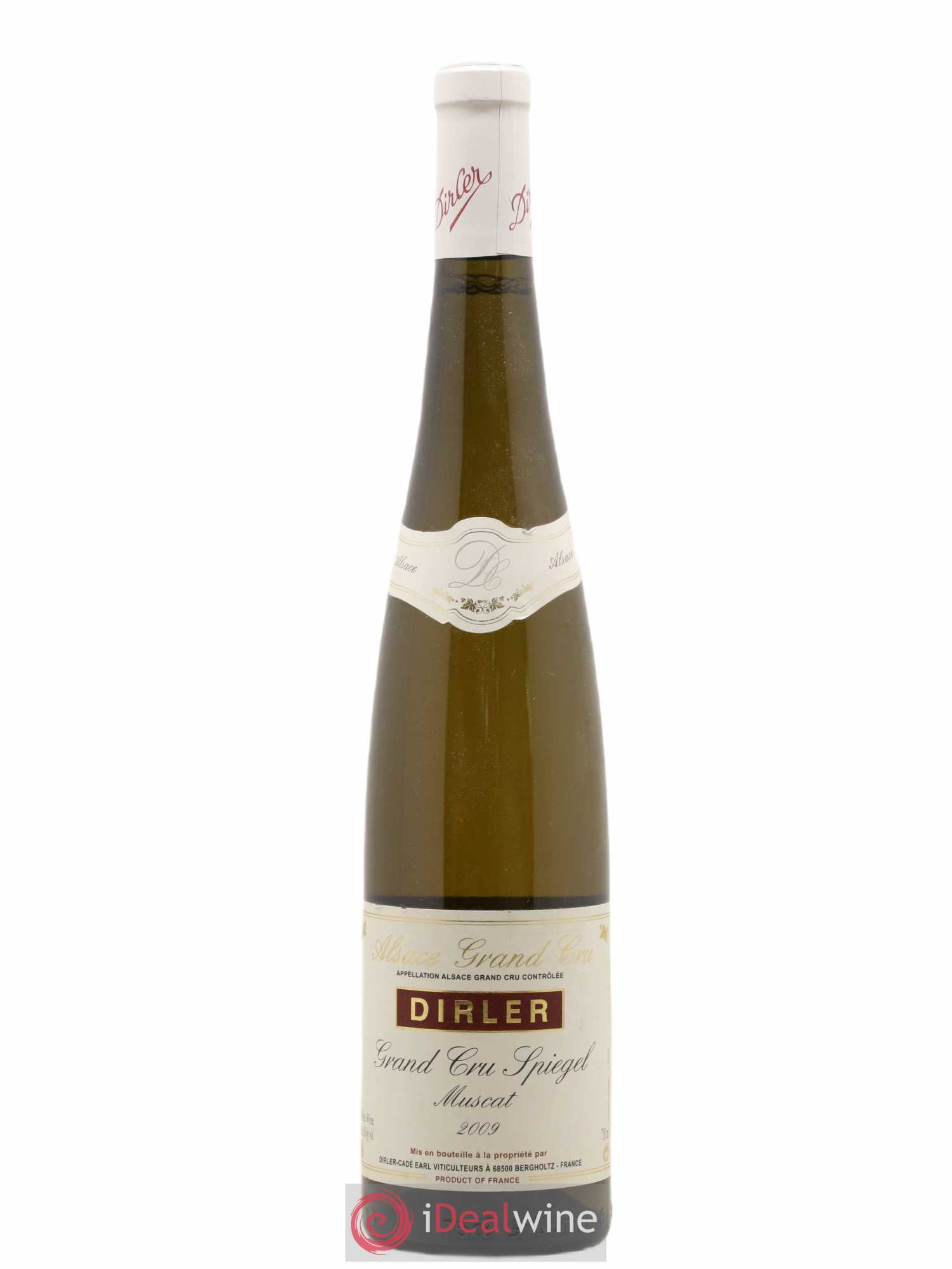 Muscat Grand Cru Spiegel Dirler-Cadé 2009 - Posten von 1 Flasche - 0
