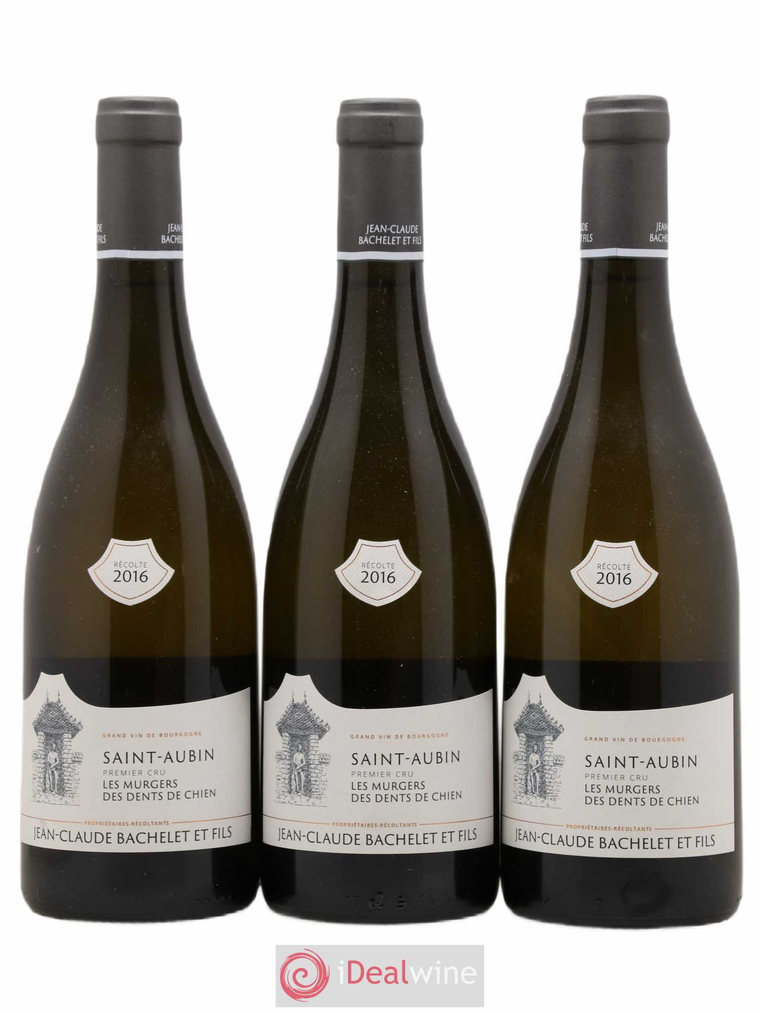 Saint-Aubin 1er Cru Les Murgers des Dents de Chien Jean-Claude Bachelet (Domaine) 2016 - Lot de 3 bouteilles - 0