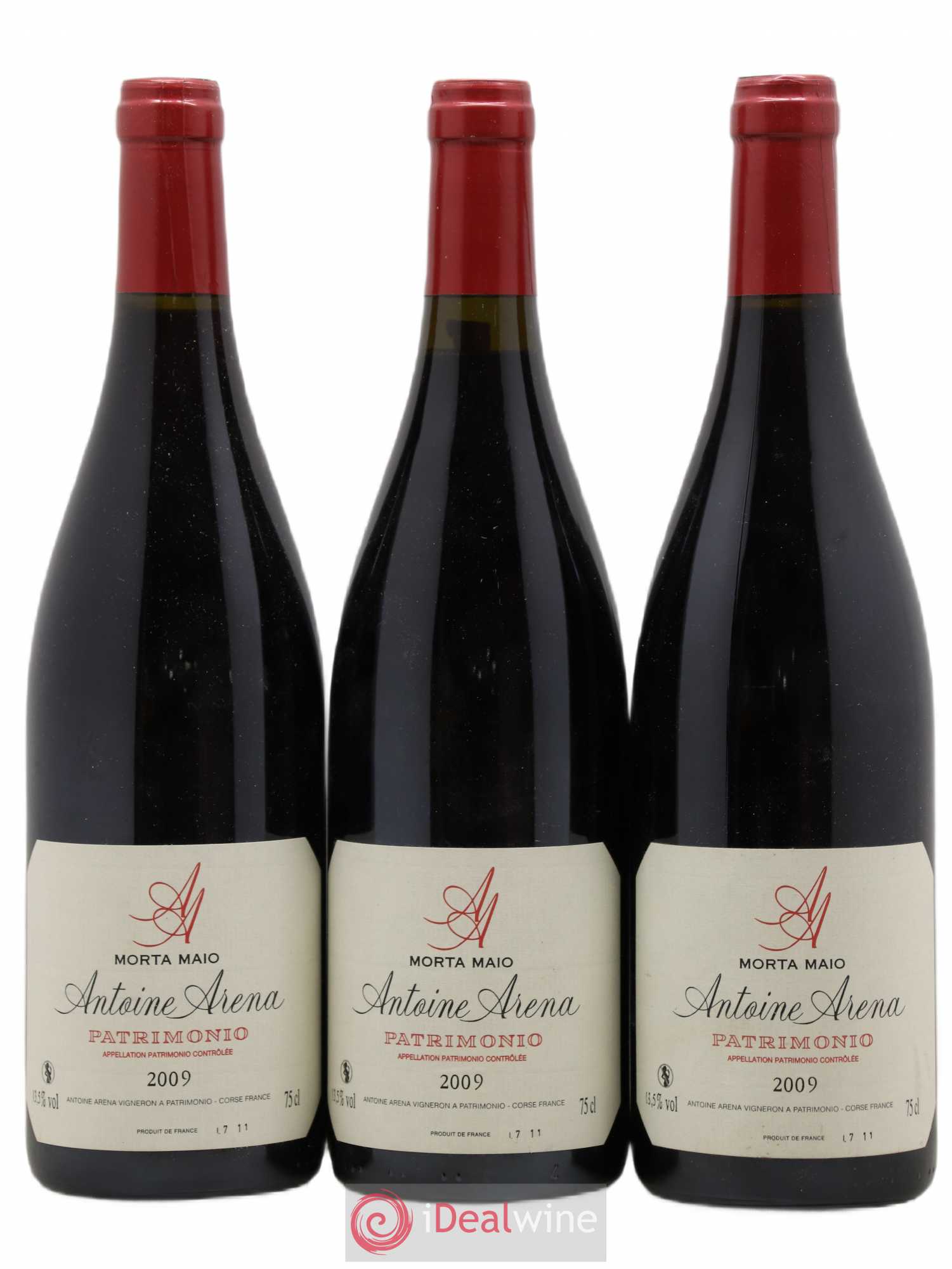 Patrimonio Morta Maio Antoine Arena 2009 - Lot de 3 bouteilles - 0