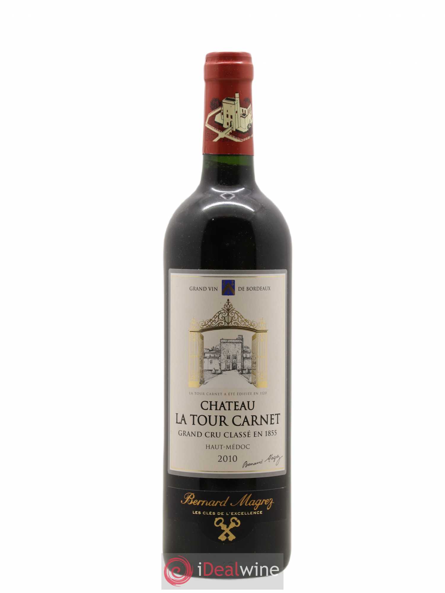 Château la Tour Carnet 4ème Grand Cru Classé 2010 - Lot de 1 bouteille - 0