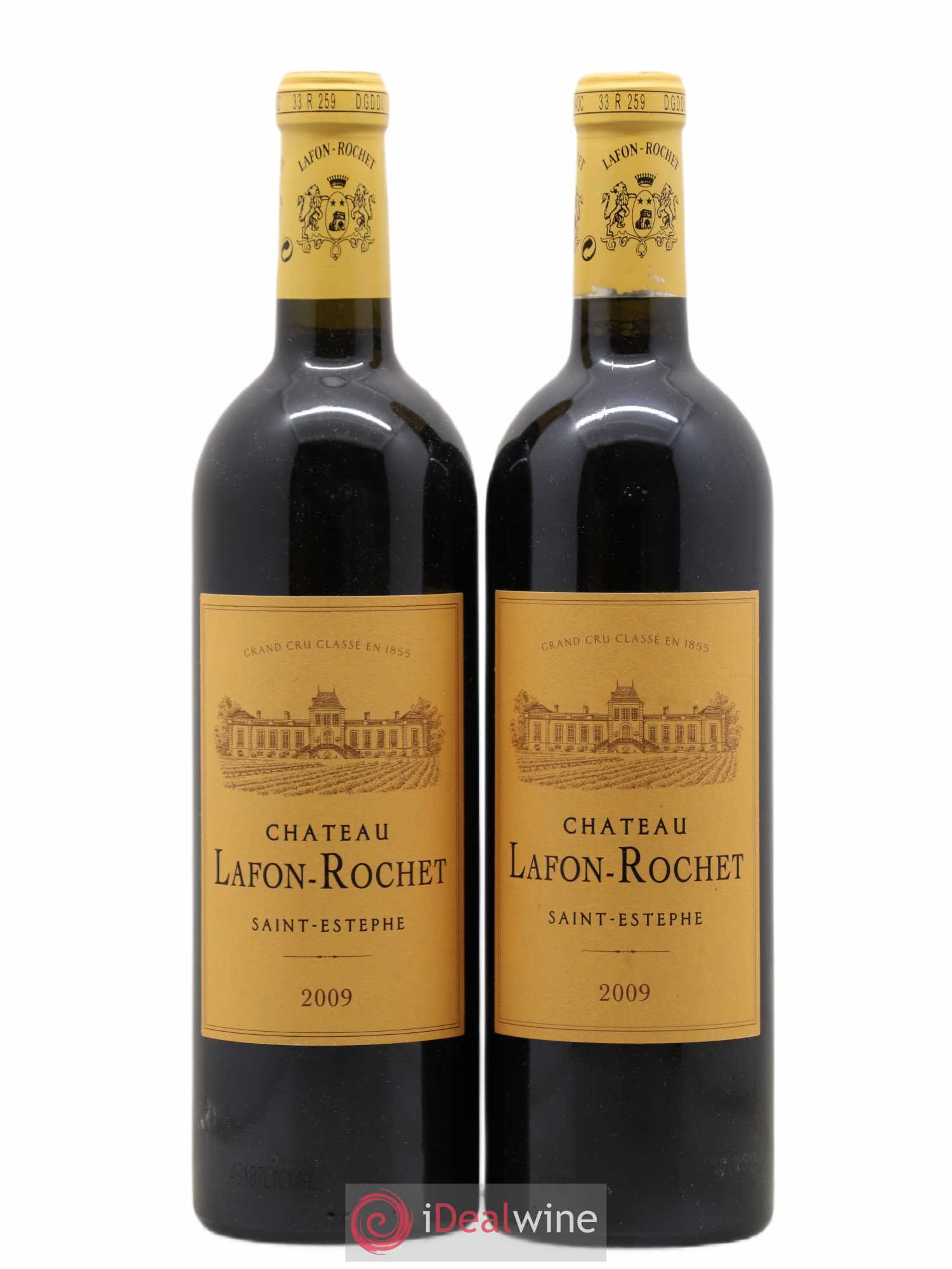 Château Lafon Rochet 4ème Grand Cru Classé 2009 - Lot de 2 bouteilles - 0