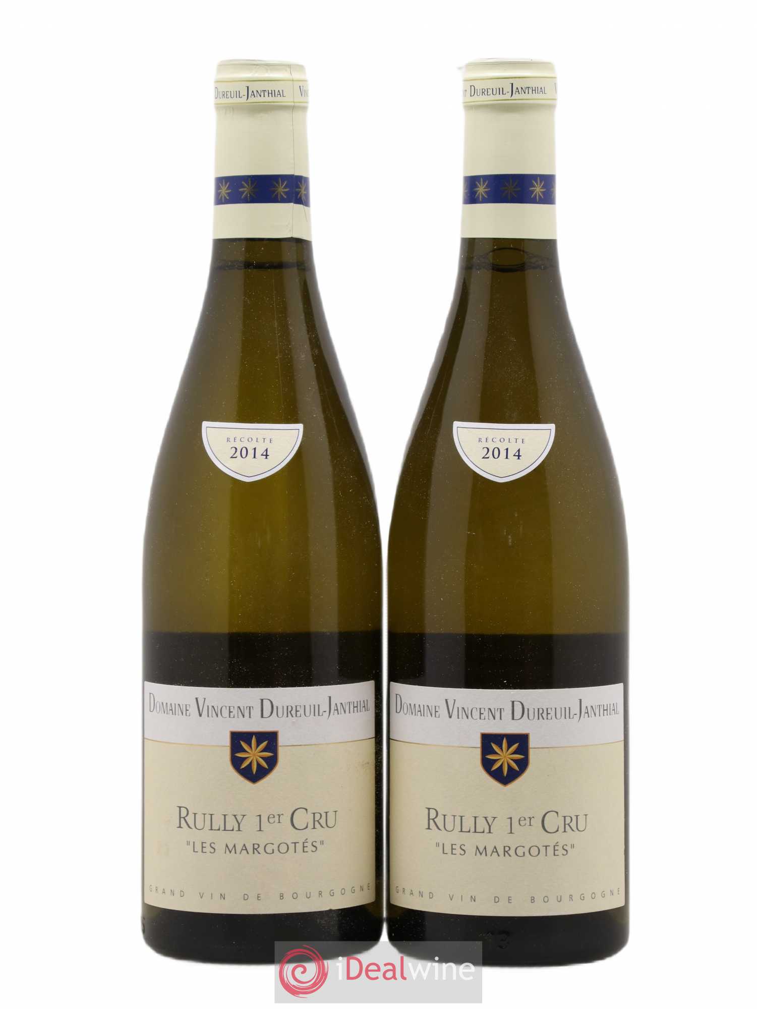 Rully 1er Cru Les Margotés Vincent Dureuil-Janthial 2014 - Lot de 2 bouteilles - 0