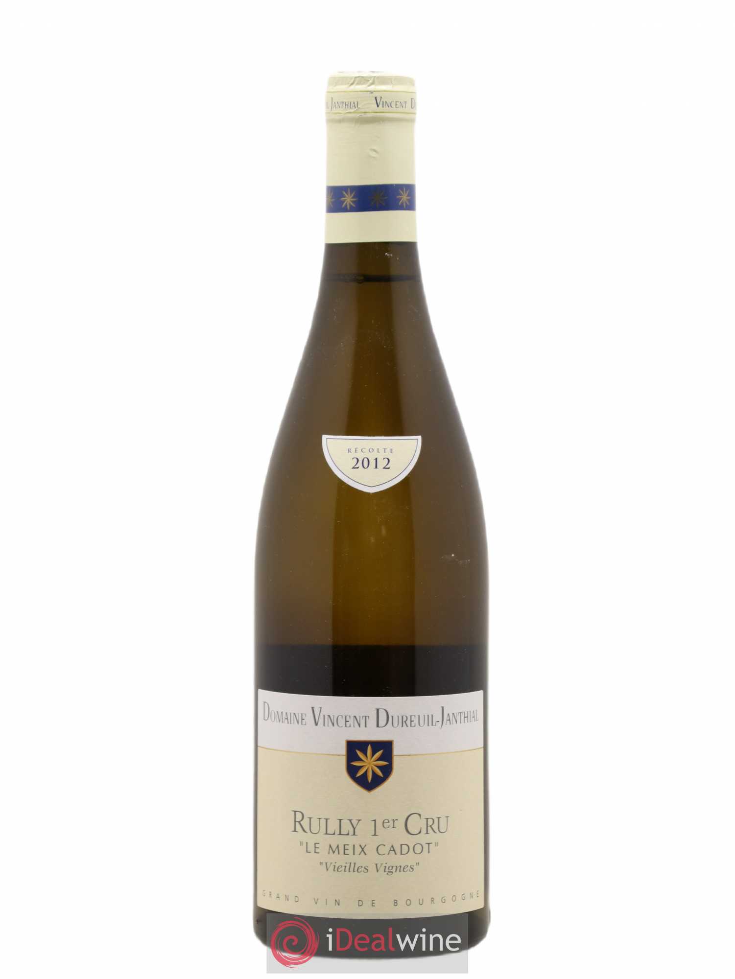 Rully 1er Cru Le Meix Cadot Vieilles Vignes Vincent Dureuil-Janthial 2012 - Lot de 1 bouteille - 0
