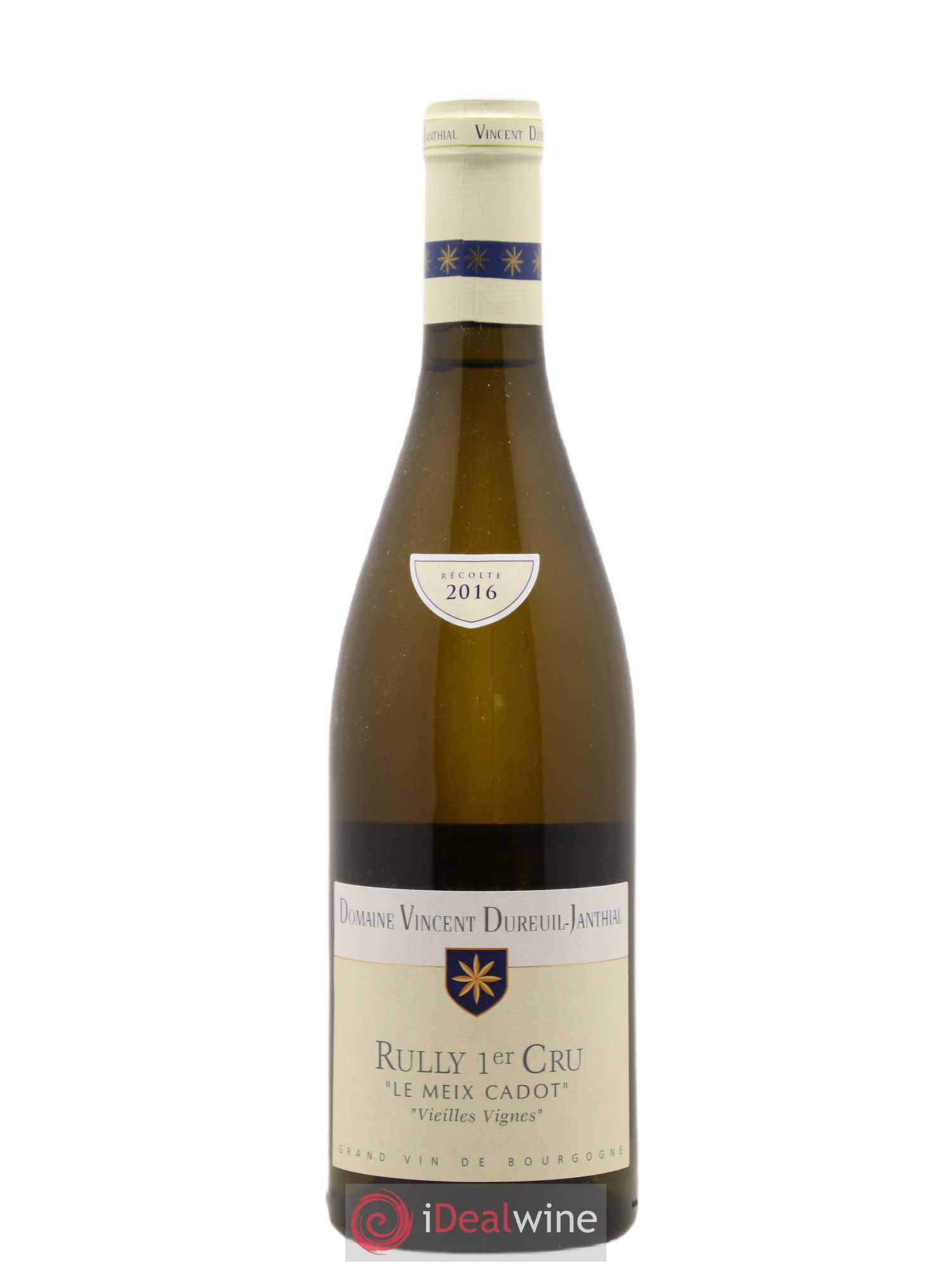 Rully 1er Cru Le Meix Cadot Vieilles Vignes Vincent Dureuil-Janthial 2016 - Posten von 1 Flasche - 0
