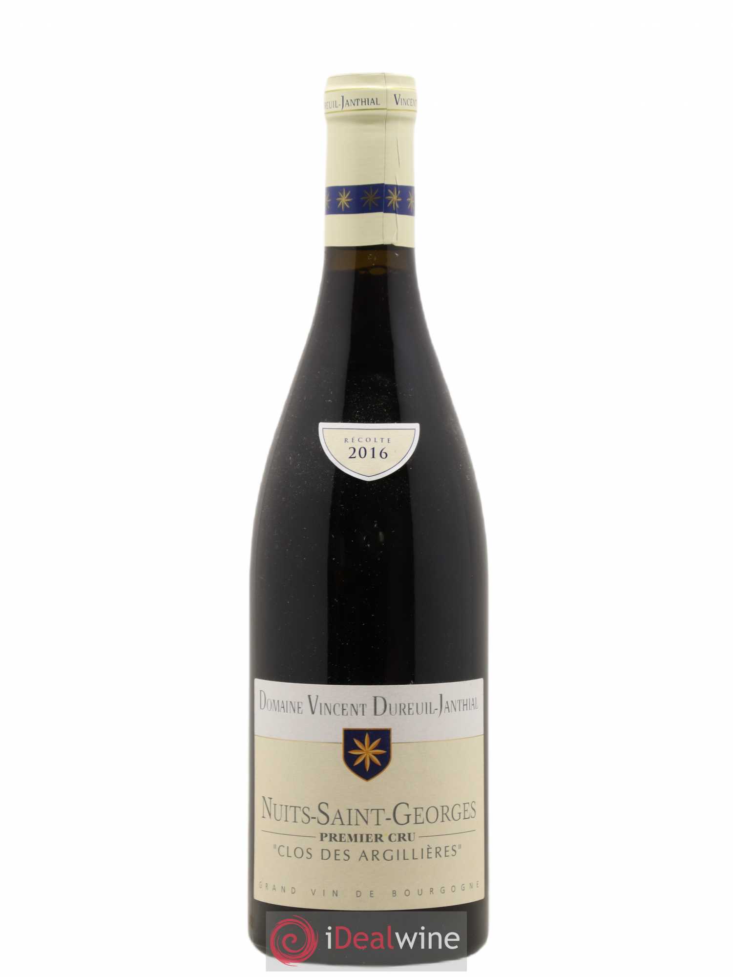 Nuits-Saint-Georges 1er Cru Clos Des Argillieres Vincent Dureuil Janthial 2016 - Posten von 1 Flasche - 0