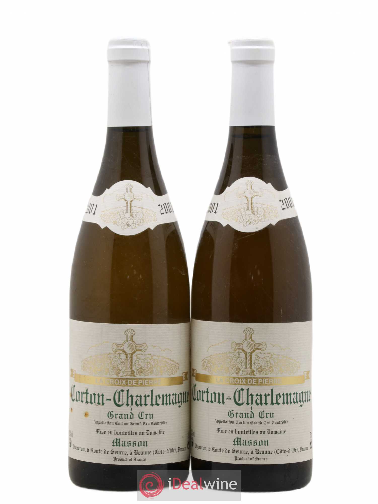 Corton-Charlemagne Grand Cru Domaine Masson 2001 - Posten von 2 Flaschen - 0