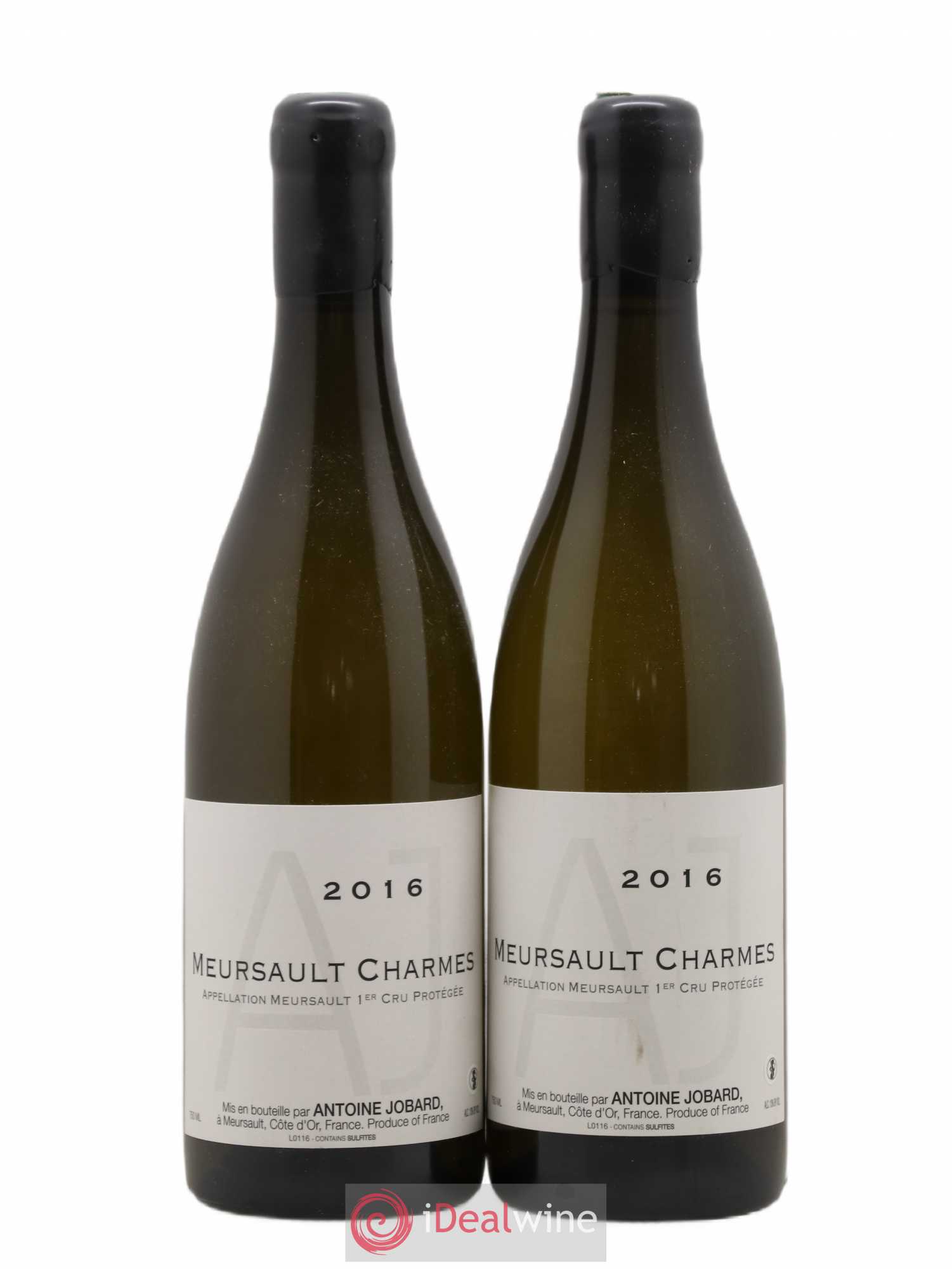Meursault 1er Cru Charmes François et Antoine Jobard (Domaine) 2016 - Lot de 2 bouteilles - 0