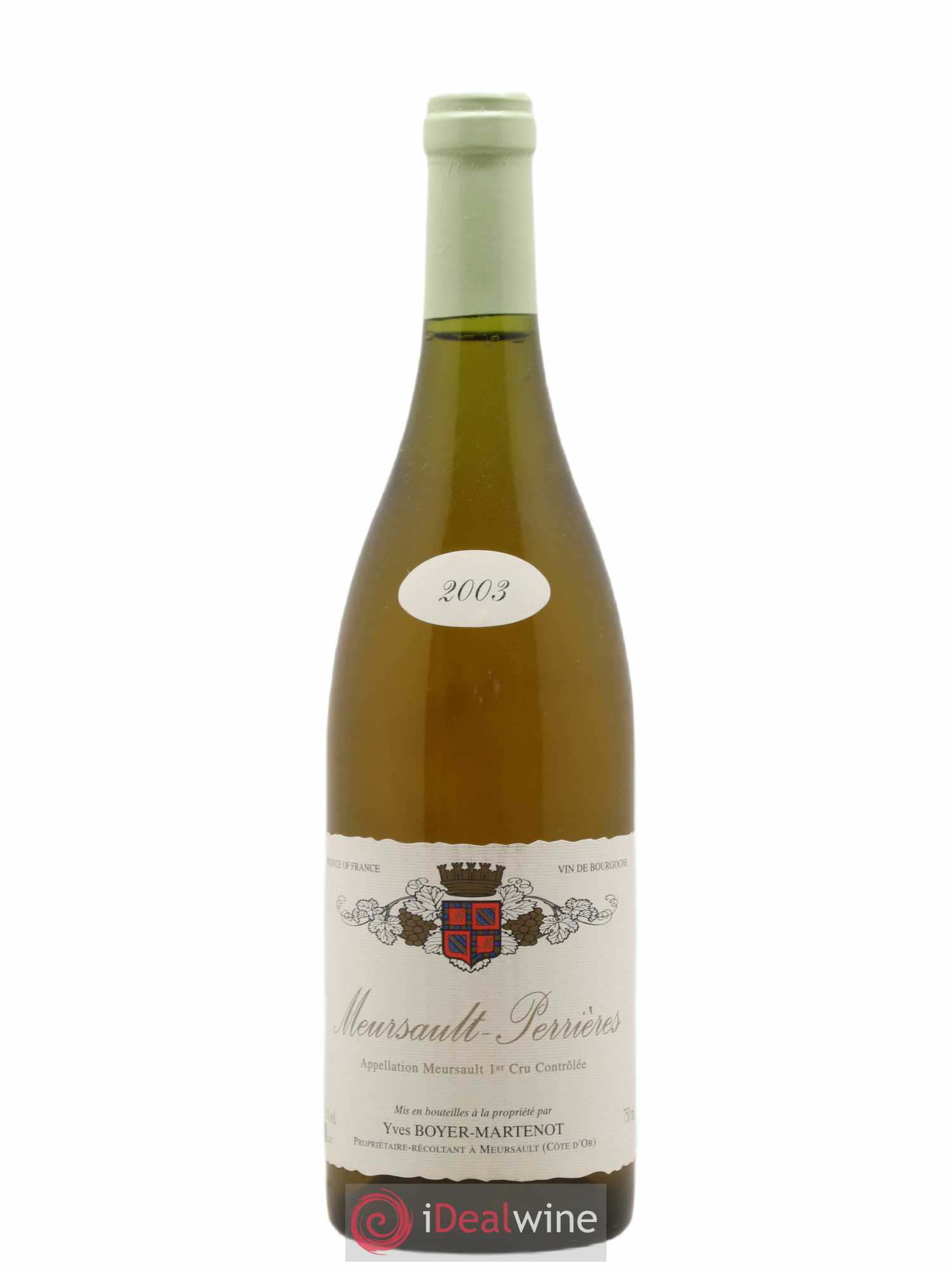 Meursault 1er Cru Perrieres Yves Boyer Martenot 2003 - Posten von 1 Flasche - 0