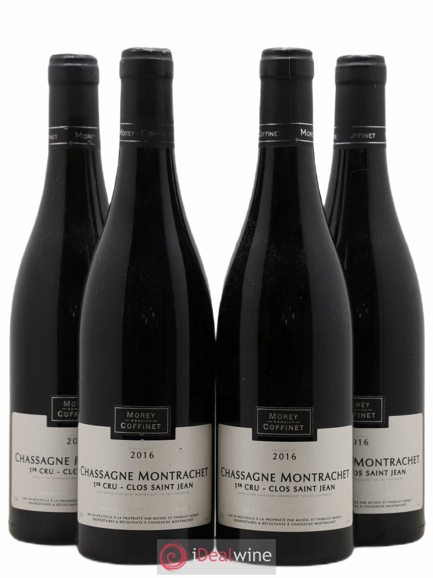 Chassagne-Montrachet 1er Cru Clos Saint-Jean Morey-Coffinet (Domaine) 2016 - Lot de 4 bouteilles - 0
