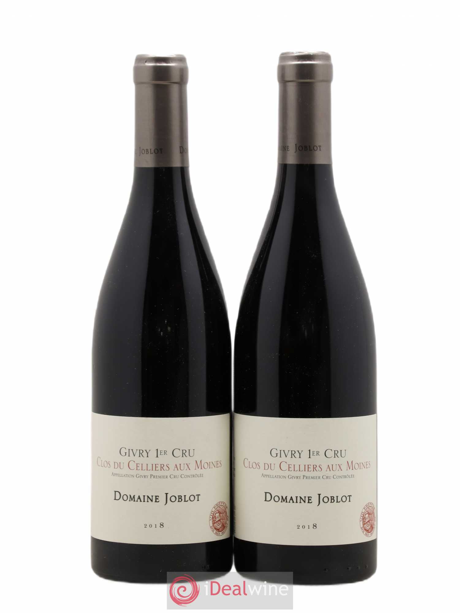 Givry 1er Cru Clos du Cellier aux Moines Joblot (Domaine) 2018 - Lot de 2 bouteilles - 0