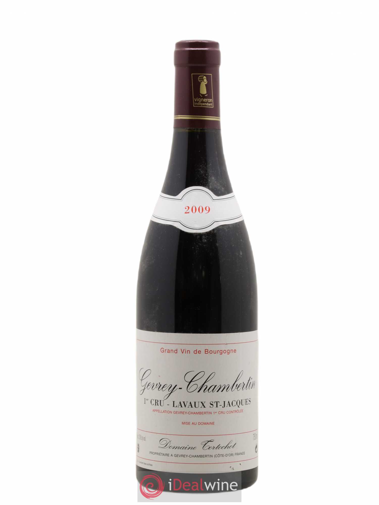 Gevrey-Chambertin 1er Cru Lavaux Saint Jacques Tortochot (Domaine) 2009 - Lot de 1 bouteille - 0