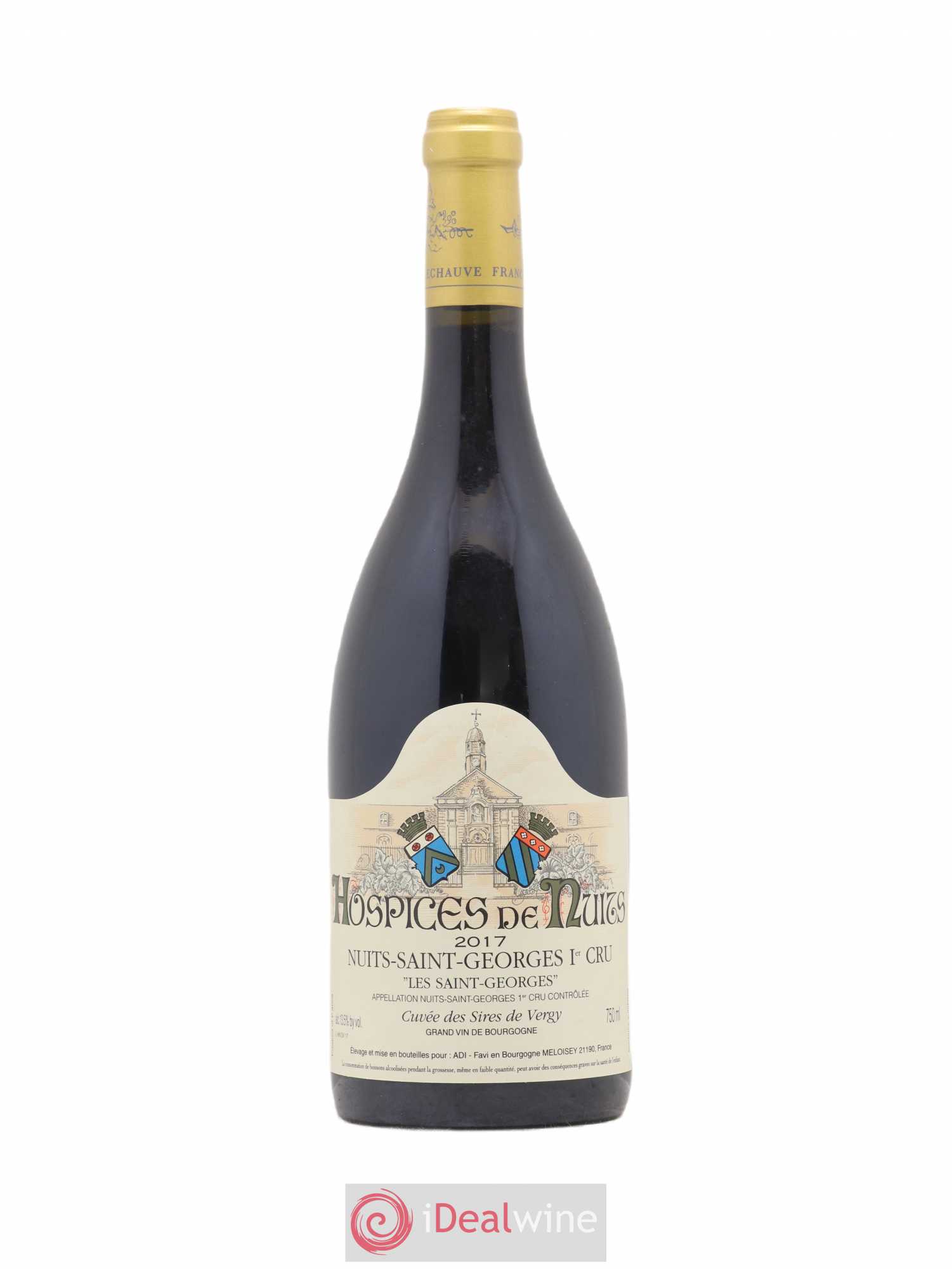 Nuits-Saint-Georges 1er Cru Les St Georges Cuvée des sires de Vergy Faiveley Hospices De Nuits 2017 - Posten von 1 Flasche - 0