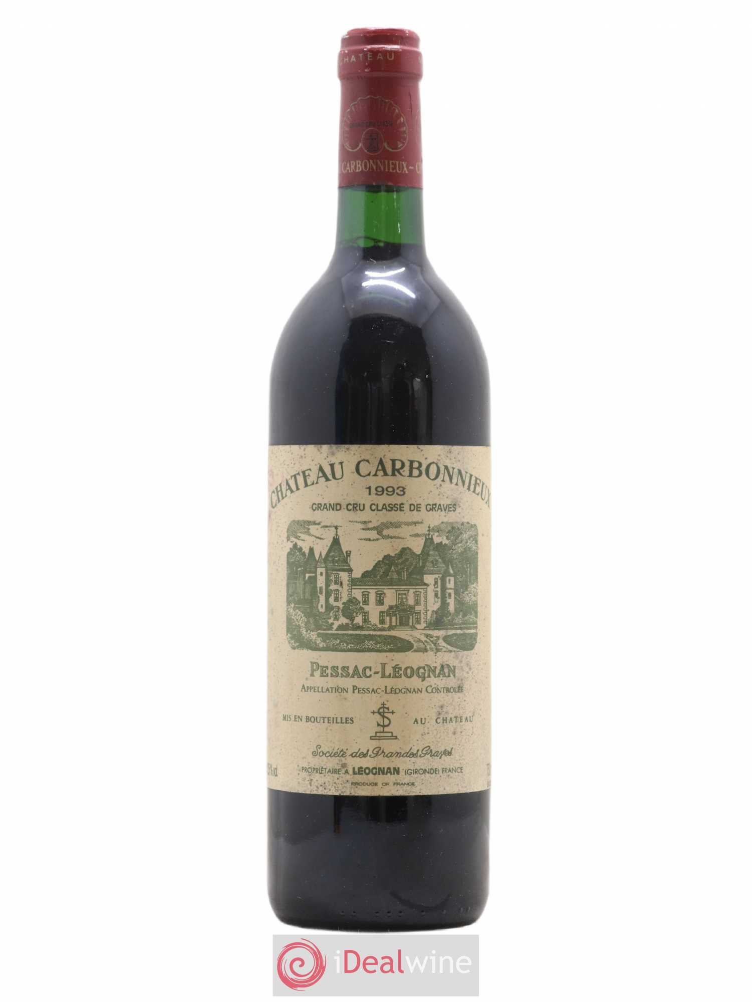 Château Carbonnieux Cru Classé de Graves 1993 - Lot de 1 bouteille - 0