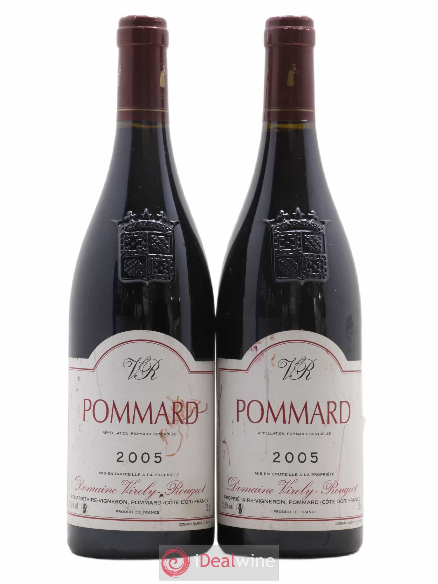 Pommard Domaine Virely Rougeot 2005 - Lot de 2 bouteilles - 0
