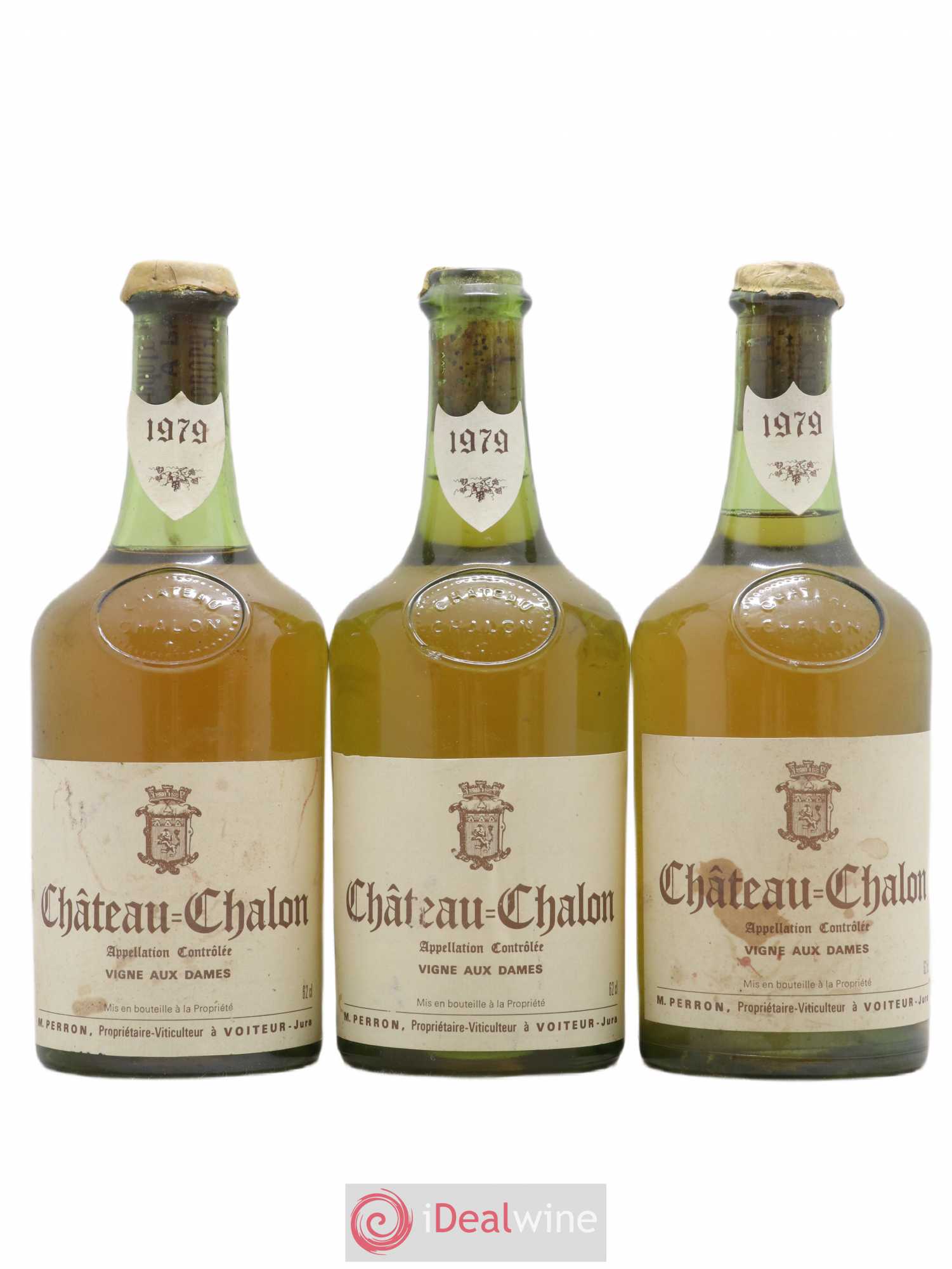 Château-Chalon Vigne Aux Dames Perron 1979 - Posten von 3 Flaschen - 0