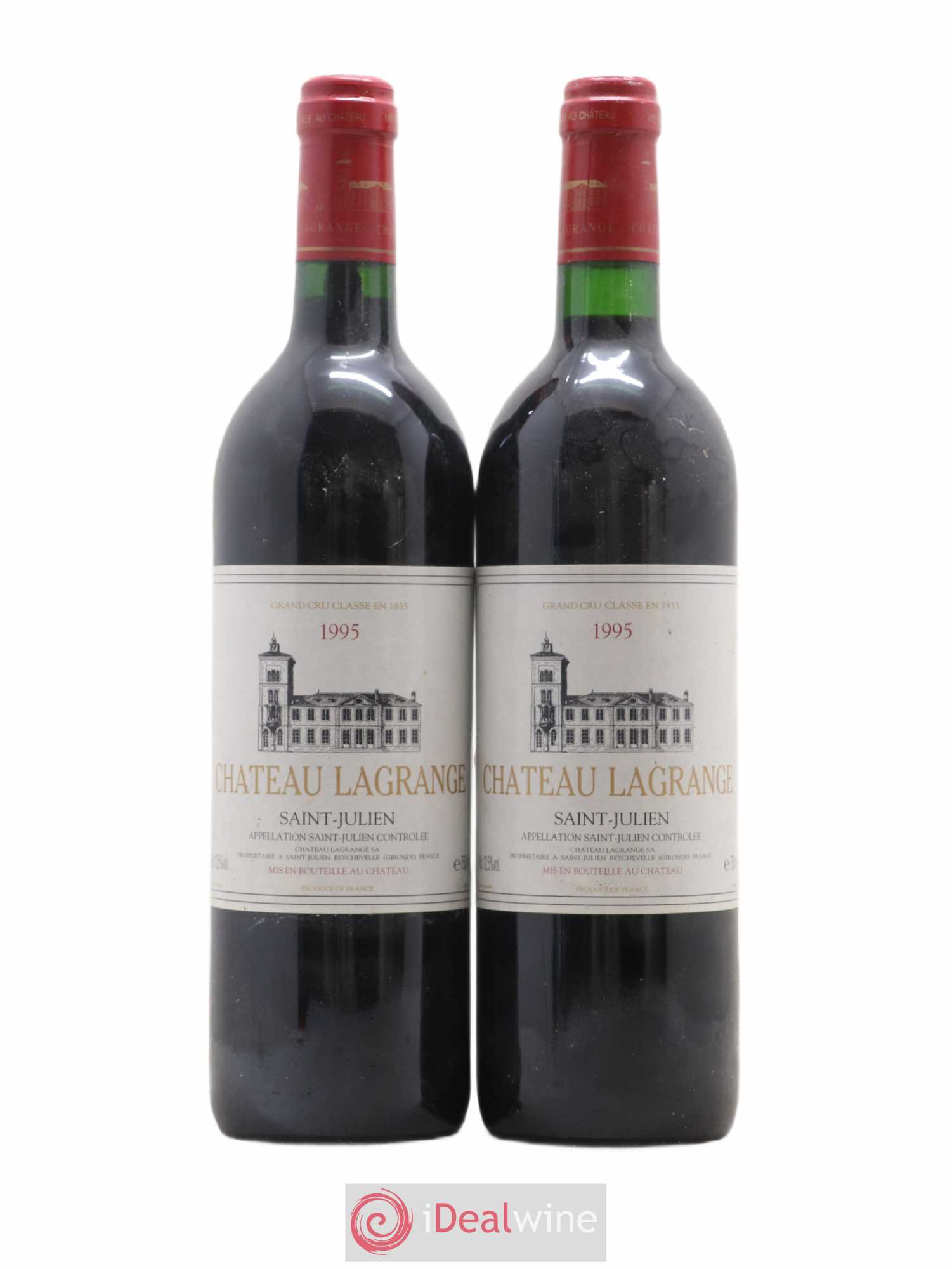 Château Lagrange 3ème Grand Cru Classé 1995 - Lot de 2 bouteilles - 0