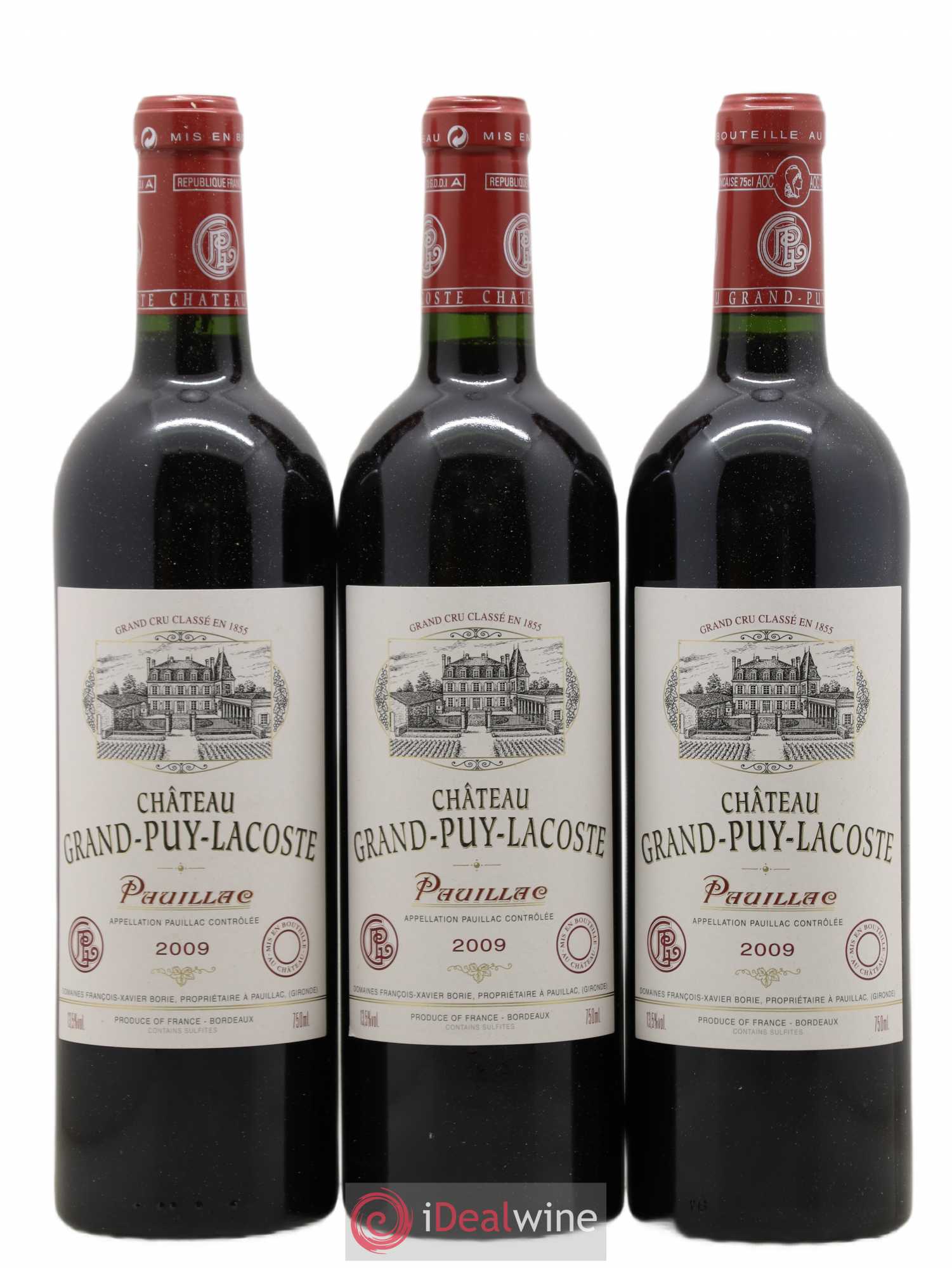Château Grand Puy Lacoste 5ème Grand Cru Classé 2009 - Lot de 6 bouteilles - 2
