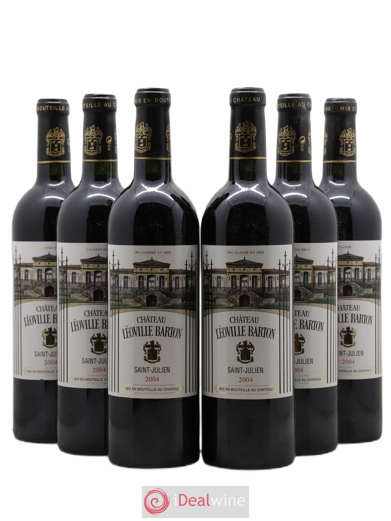 Château Léoville Barton 2ème Grand Cru Classé 2004 - Lot de 6 bouteilles - 0