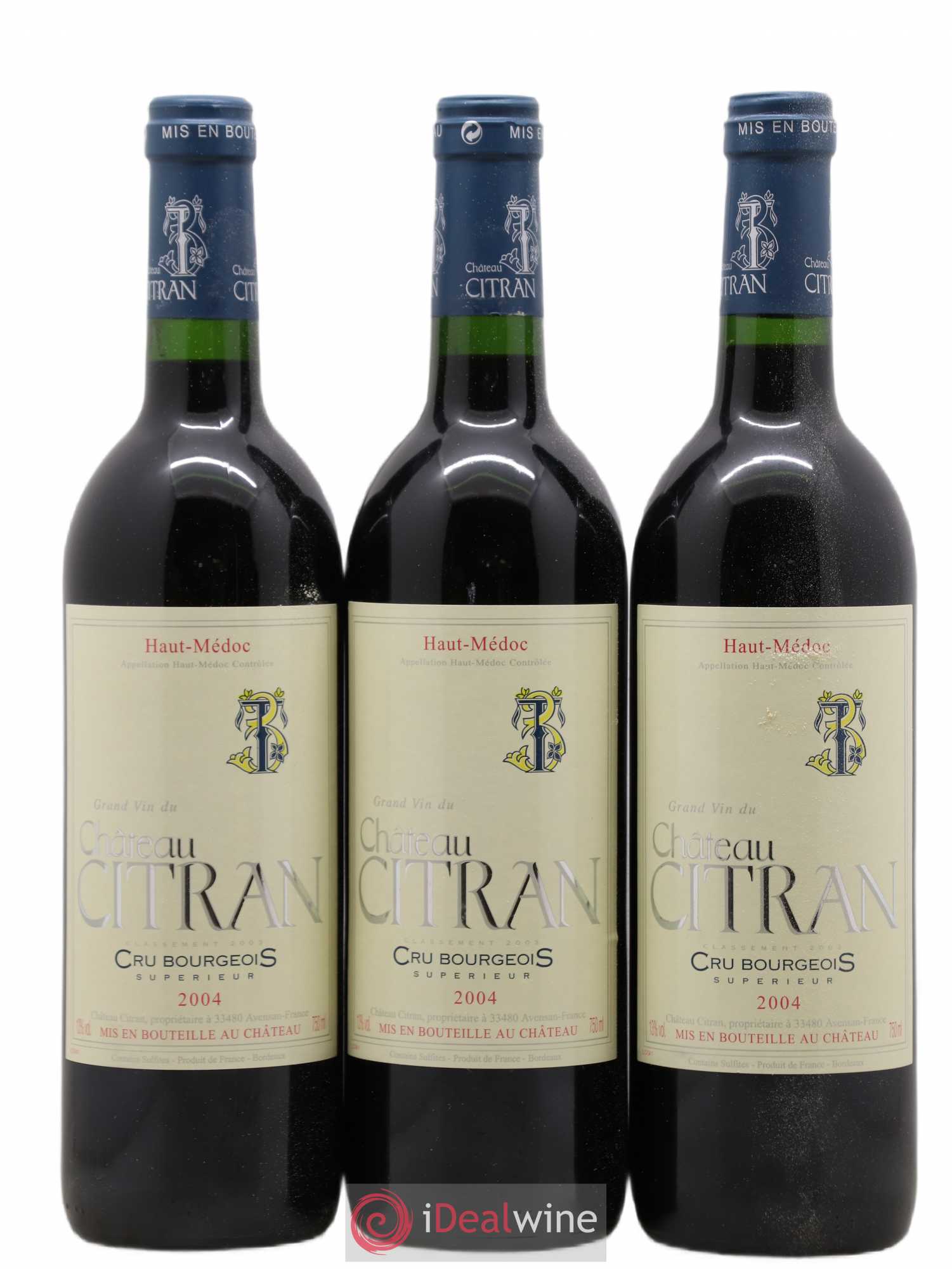 Château Citran Cru Bourgeois 2004 - Lot of 12 bottles - 3
