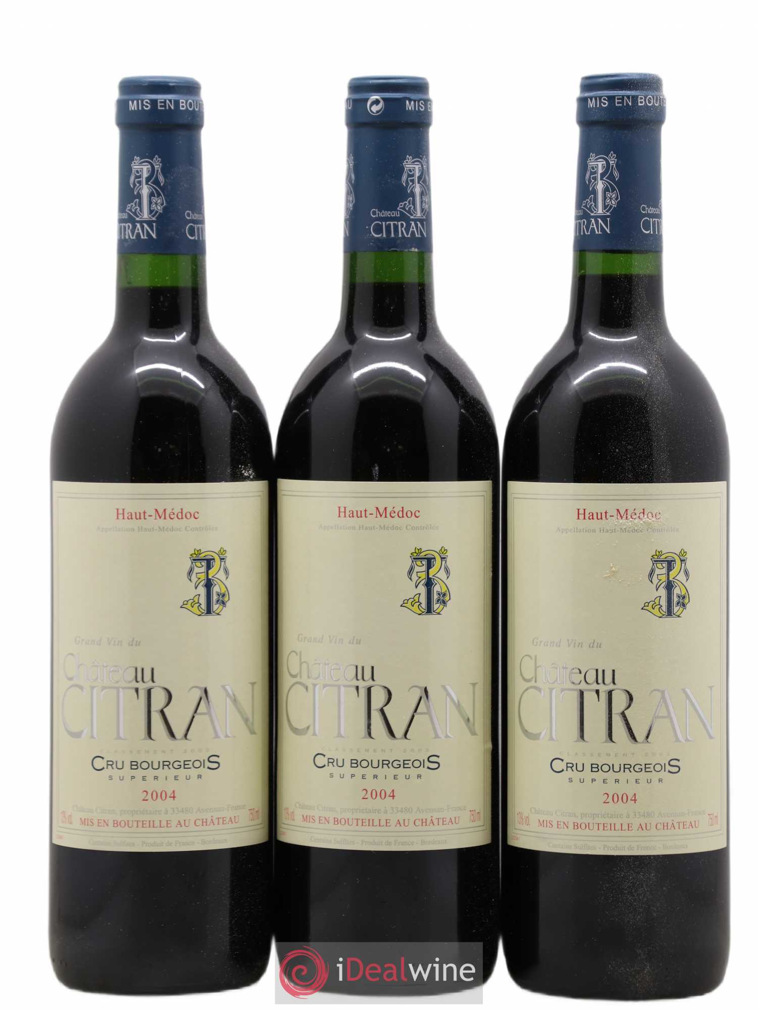 Château Citran Cru Bourgeois 2004 - Lot of 12 bottles - 4