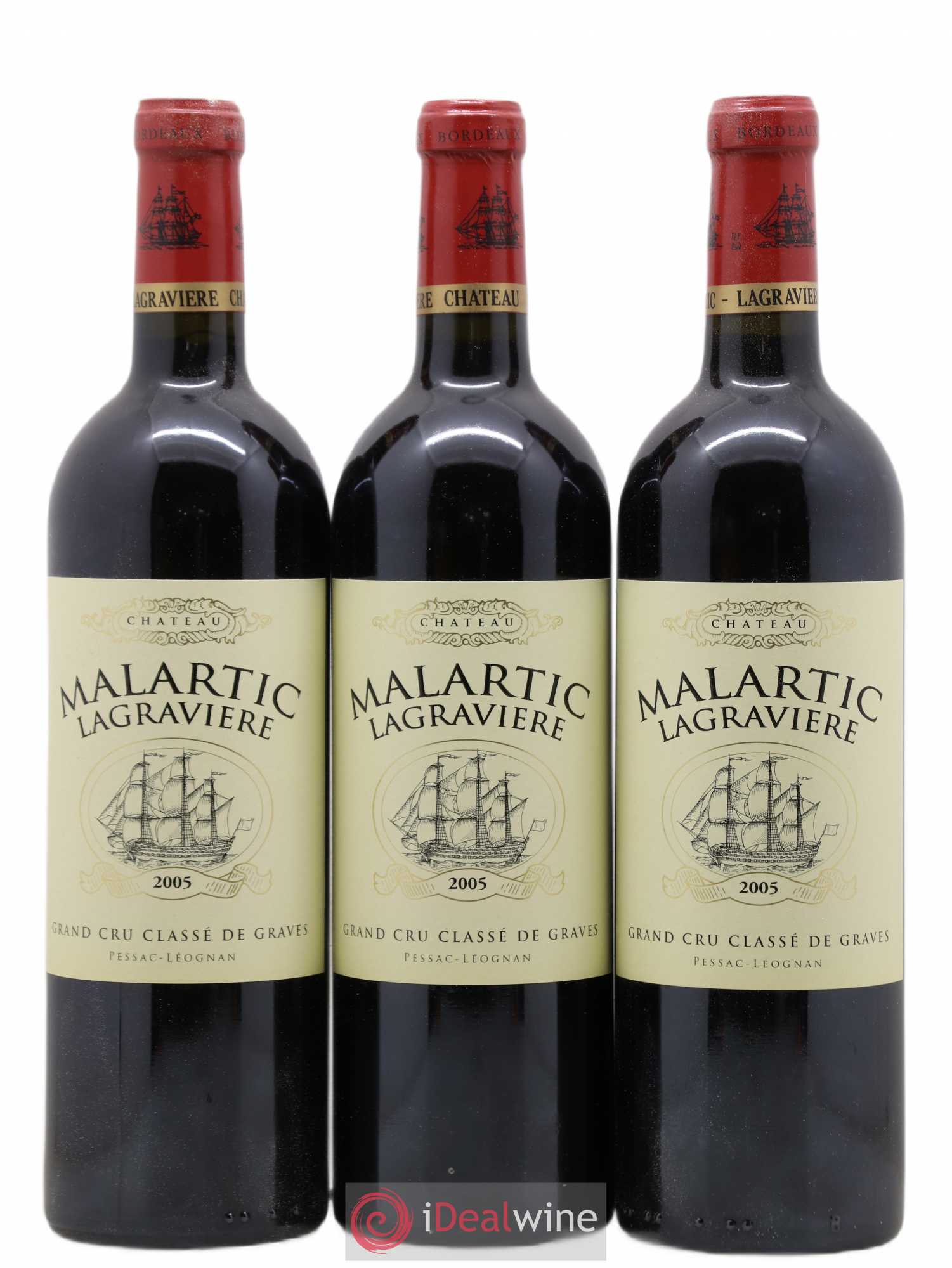 Château Malartic-Lagravière Cru Classé de Graves 2005 - Lot de 12 bouteilles - 4