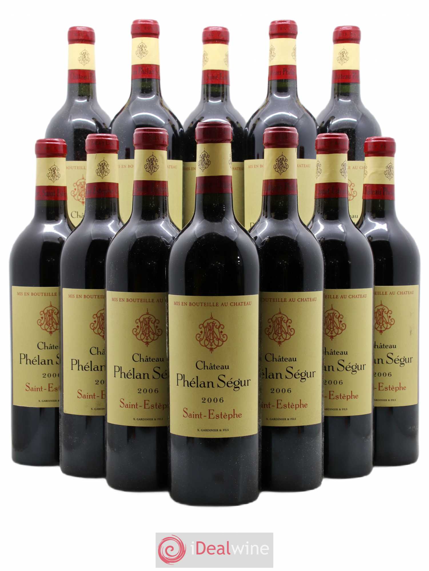 Château Phélan Ségur 2006 - Lot de 12 bouteilles - 0