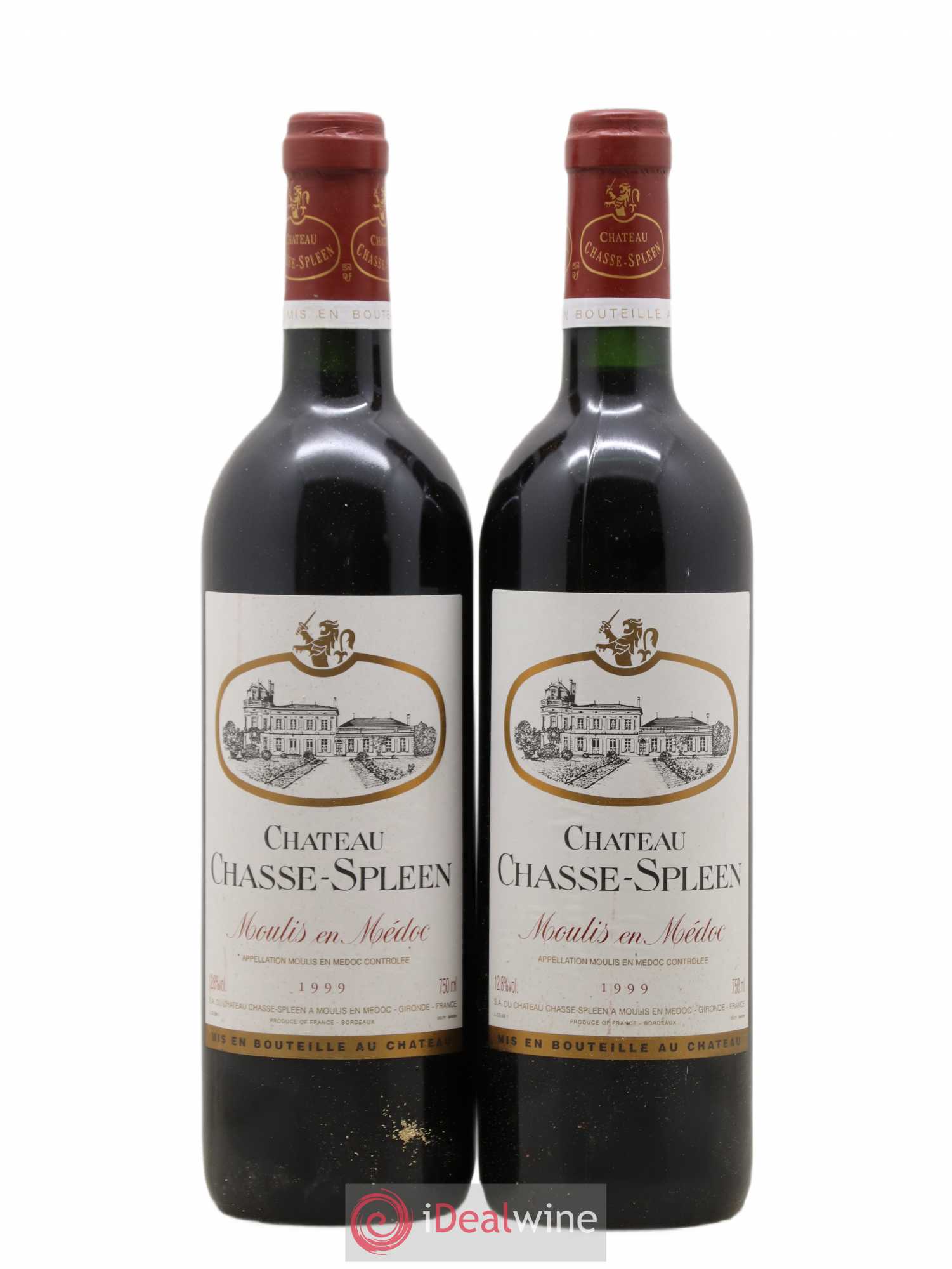 Château Chasse Spleen 1999 - Lot de 2 bouteilles - 0