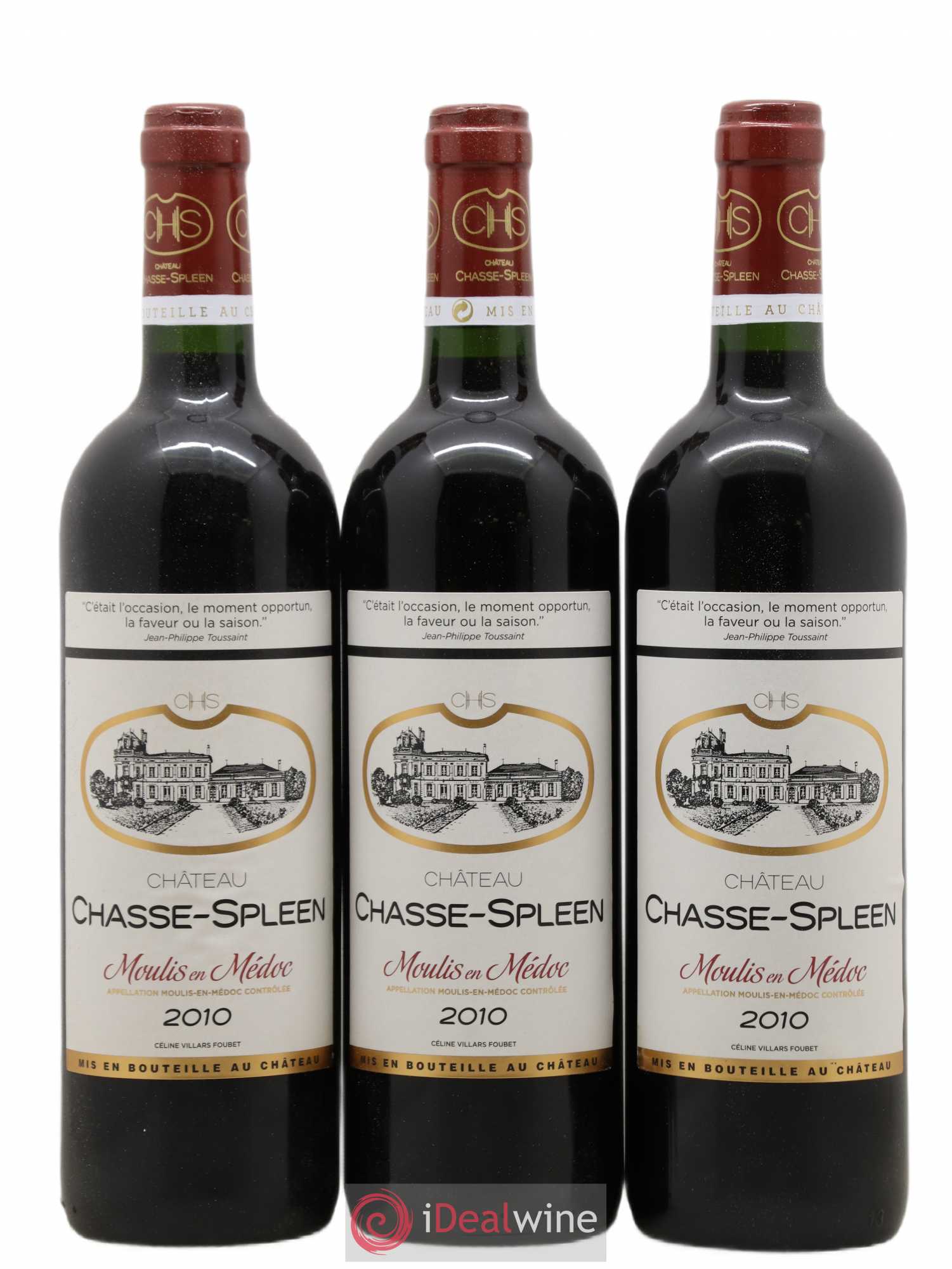 Château Chasse Spleen 2010 - Lot de 12 bouteilles - 1