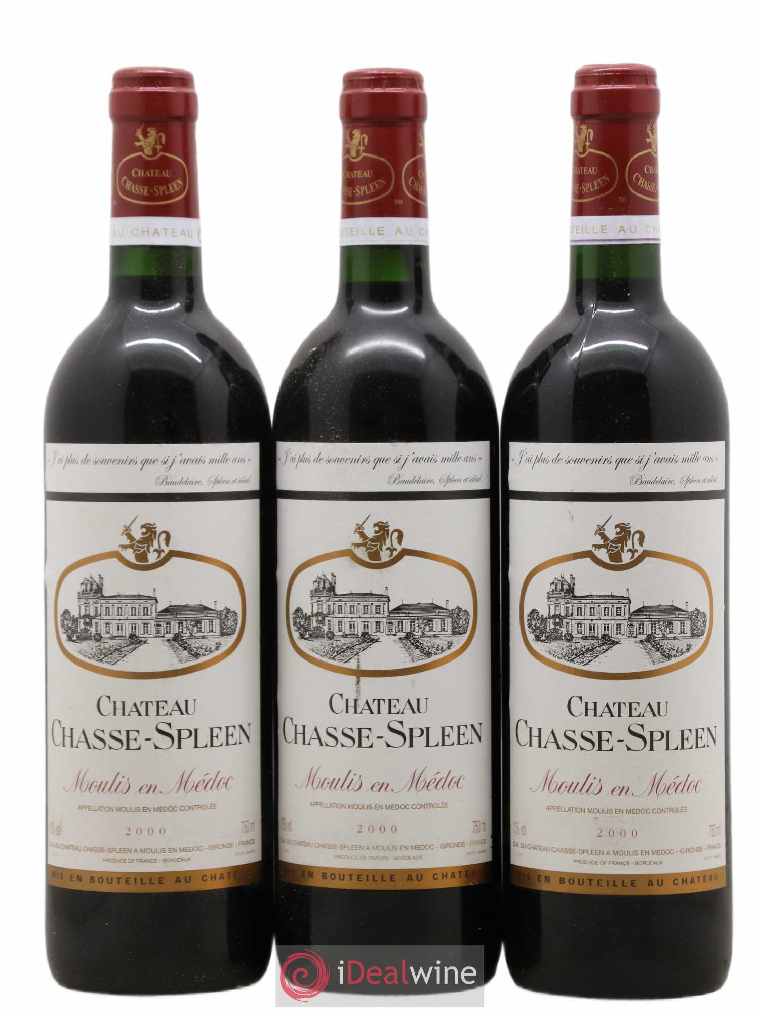 Château Chasse Spleen 2000 - Lot de 6 bouteilles - 2