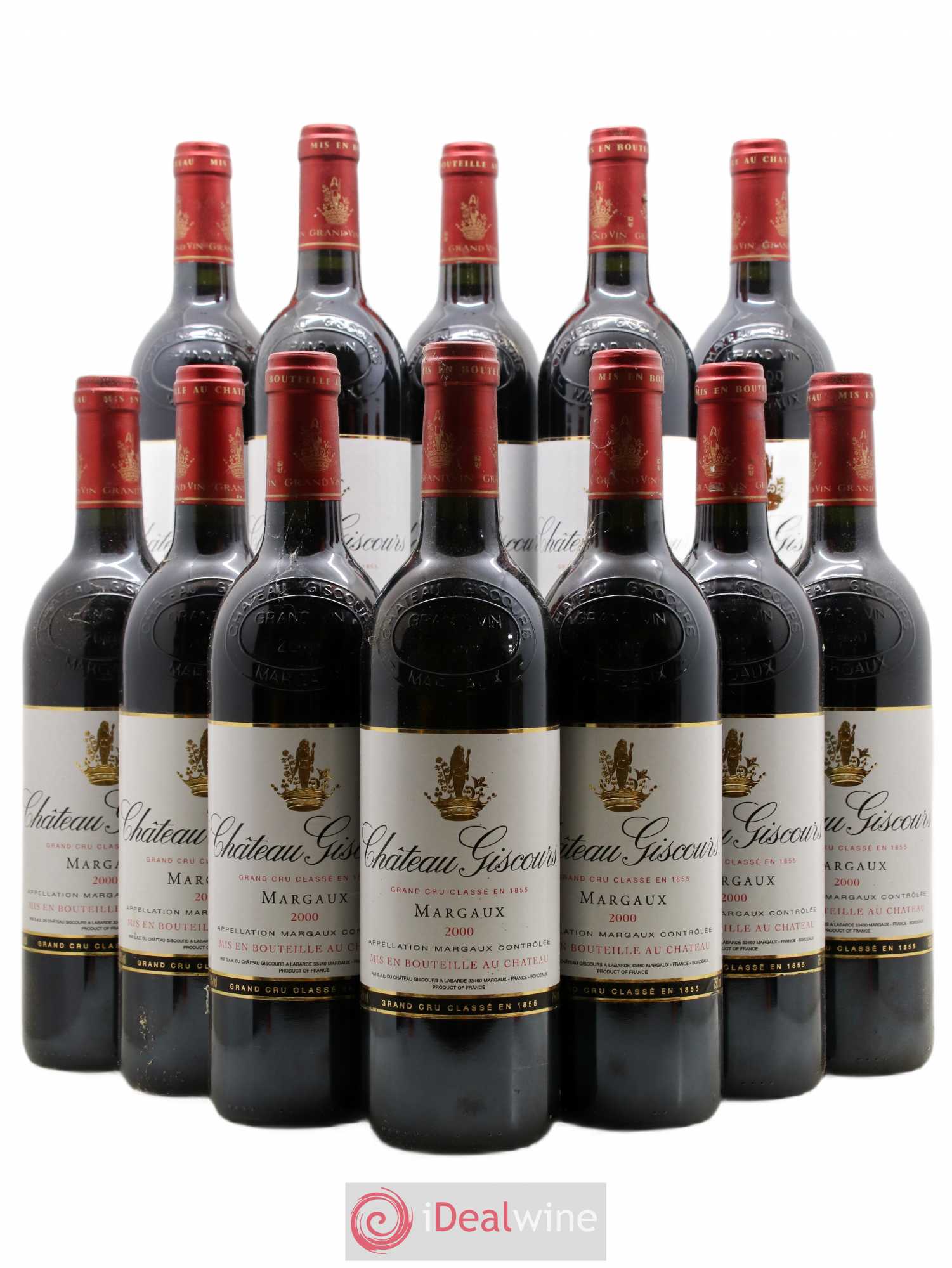 Château Giscours 3ème Grand Cru Classé 2000 - Lot de 12 bouteilles - 0