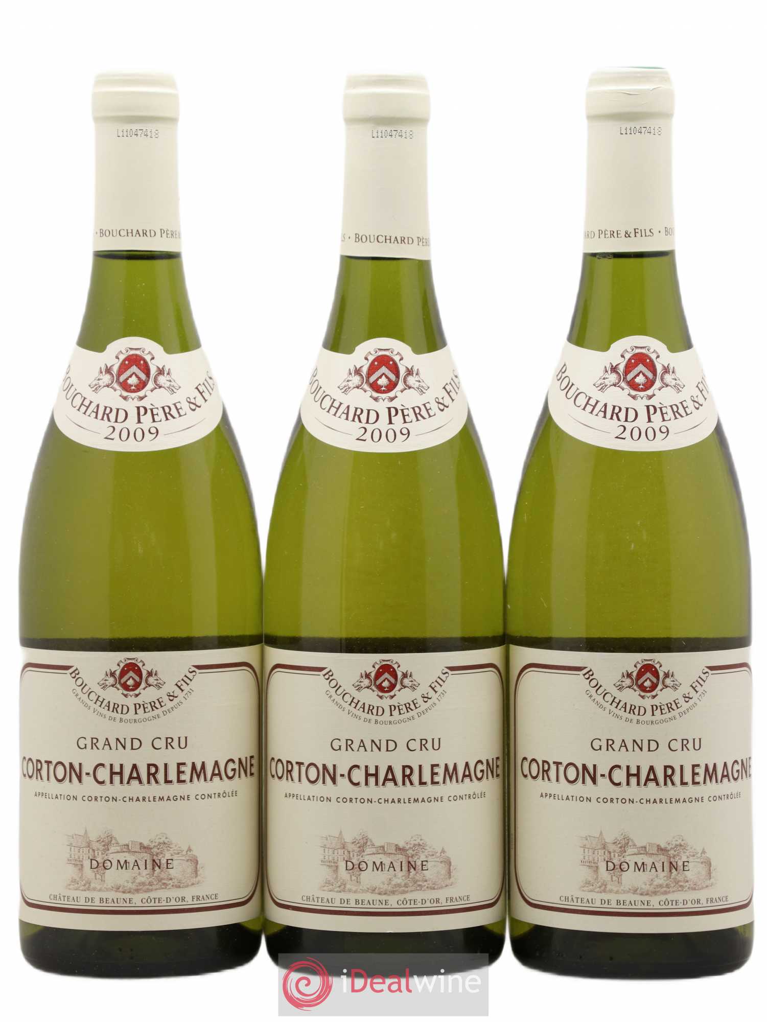 Corton-Charlemagne Grand Cru Bouchard Père & Fils 2009 - Lot de 3 bouteilles - 0