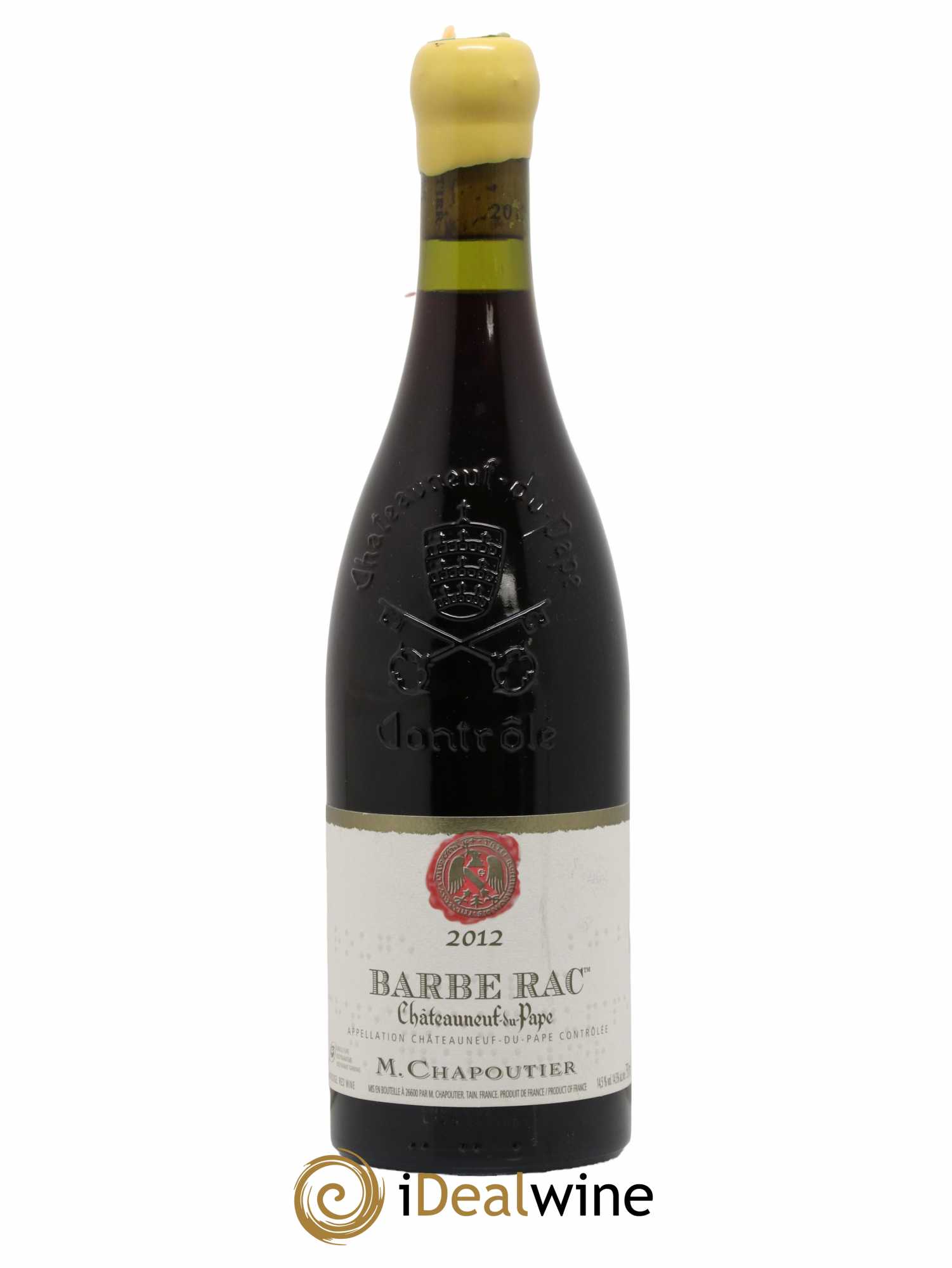 Châteauneuf-du-Pape Barbe Rac Chapoutier 2012 - Lot de 1 bouteille - 0