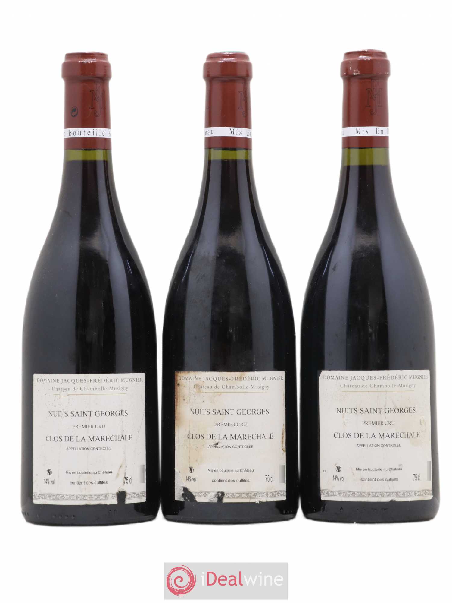 Nuits-Saint-Georges 1er Cru Clos de La Maréchale Jacques-Frédéric Mugnier 2009 - Lot de 3 bouteilles - 1