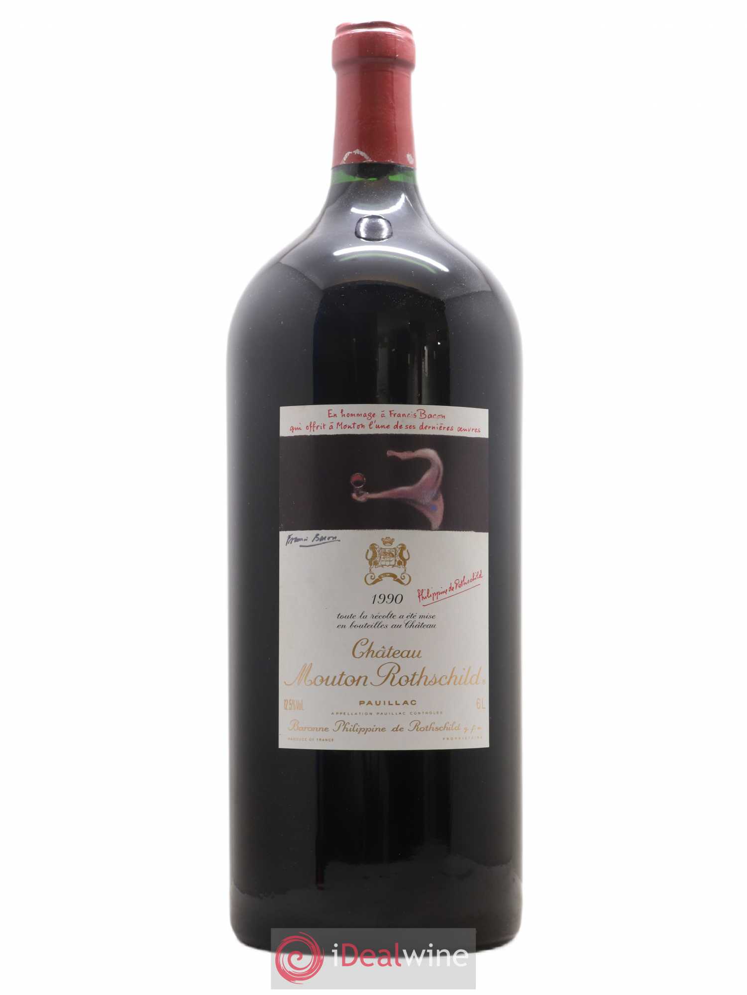 Château Mouton Rothschild 1er Grand Cru Classé 1990 - Lot de 1 impériale - 0