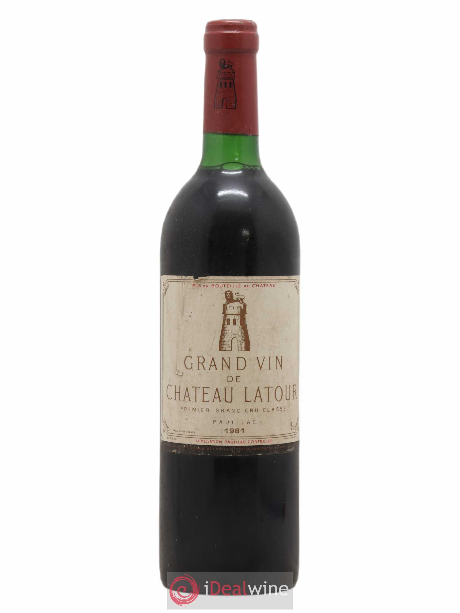 Château Latour 1er Grand Cru Classé 1981 - Lot de 1 bouteille - 0