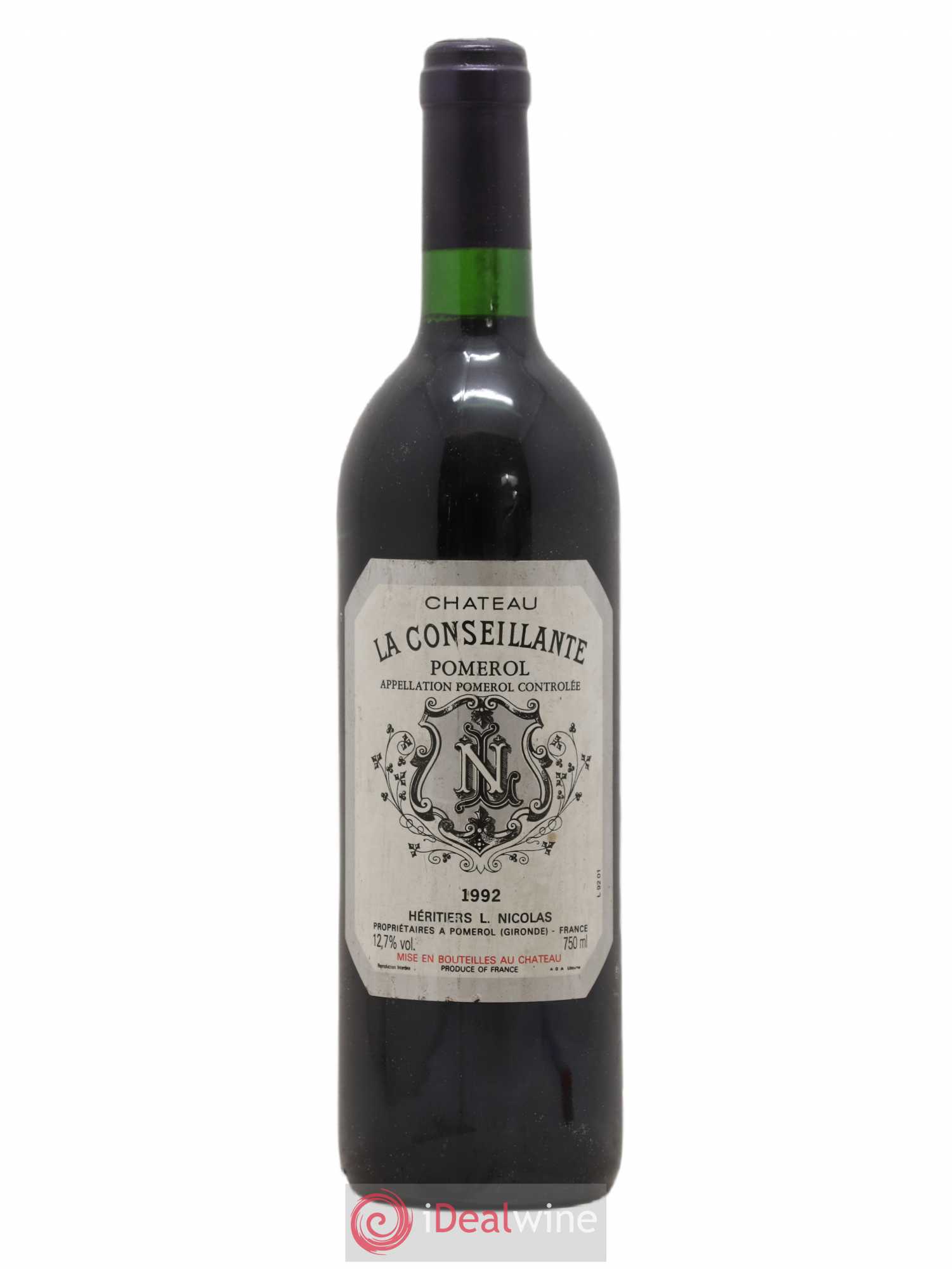 Château la Conseillante 1992 - Lot de 1 bouteille - 0
