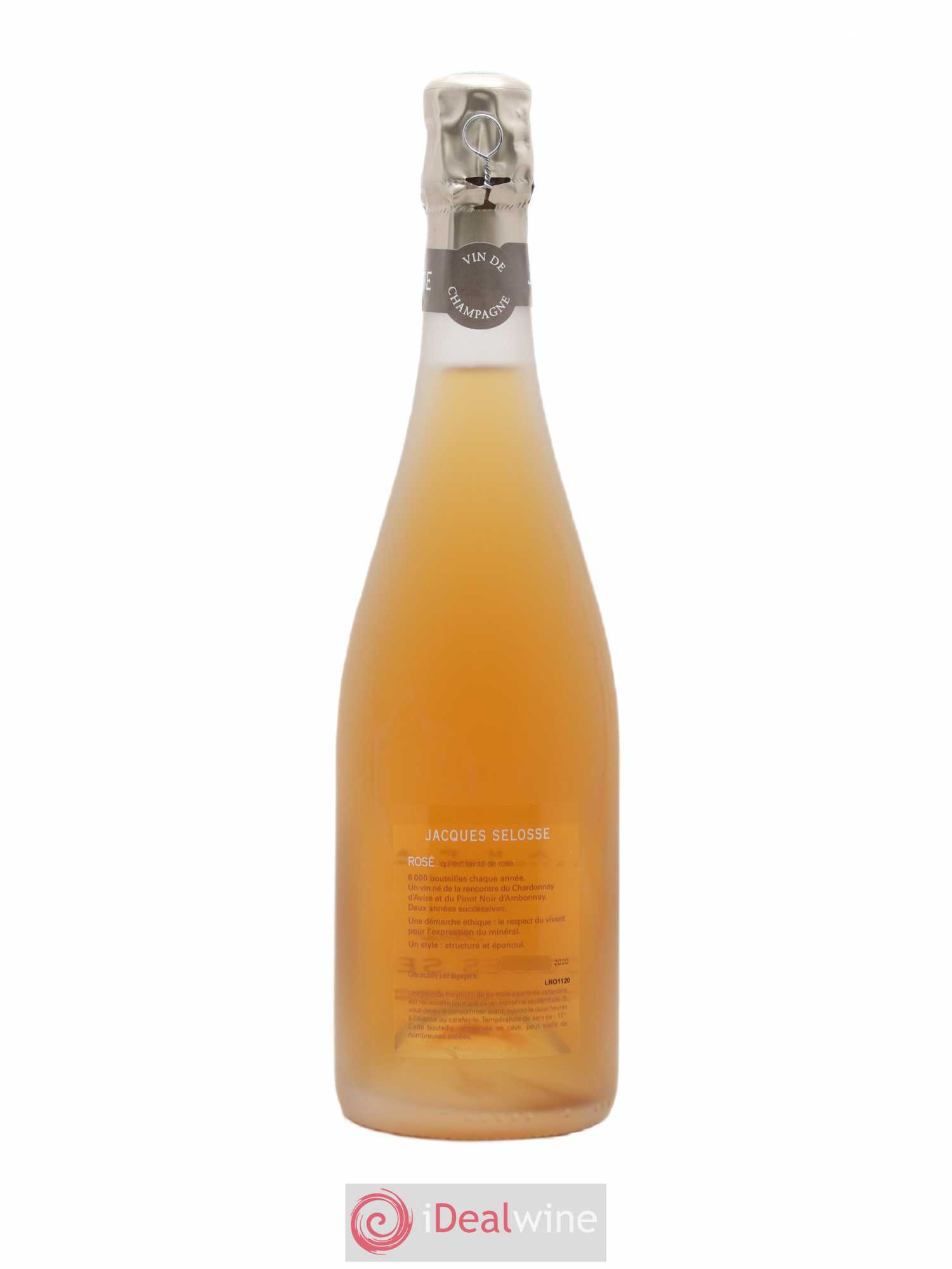 Rosé Brut Jacques Selosse - Lot de 1 bouteille - 1