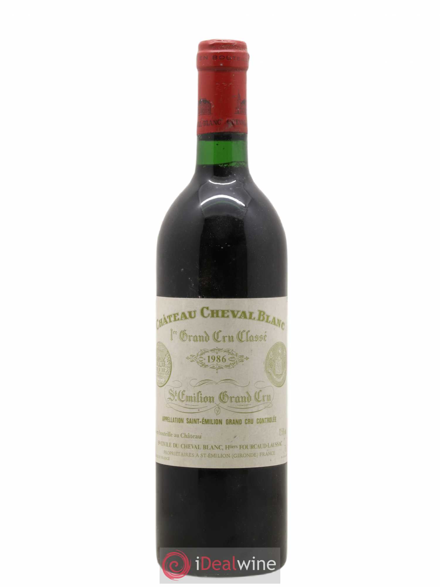 Château Cheval Blanc 1er Grand Cru Classé A 1986 - Lot de 1 bouteille - 0