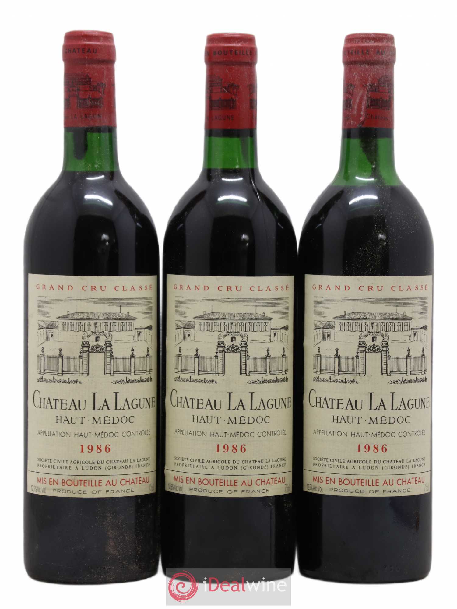Château la Lagune 3ème Grand Cru Classé 1986 - Lot de 12 bouteilles - 3