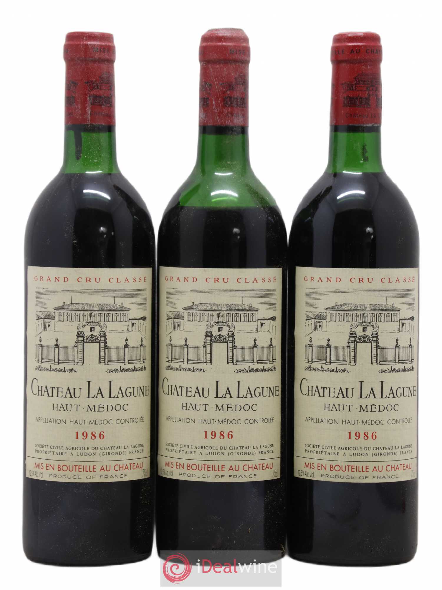 Château la Lagune 3ème Grand Cru Classé 1986 - Lot de 12 bouteilles - 4