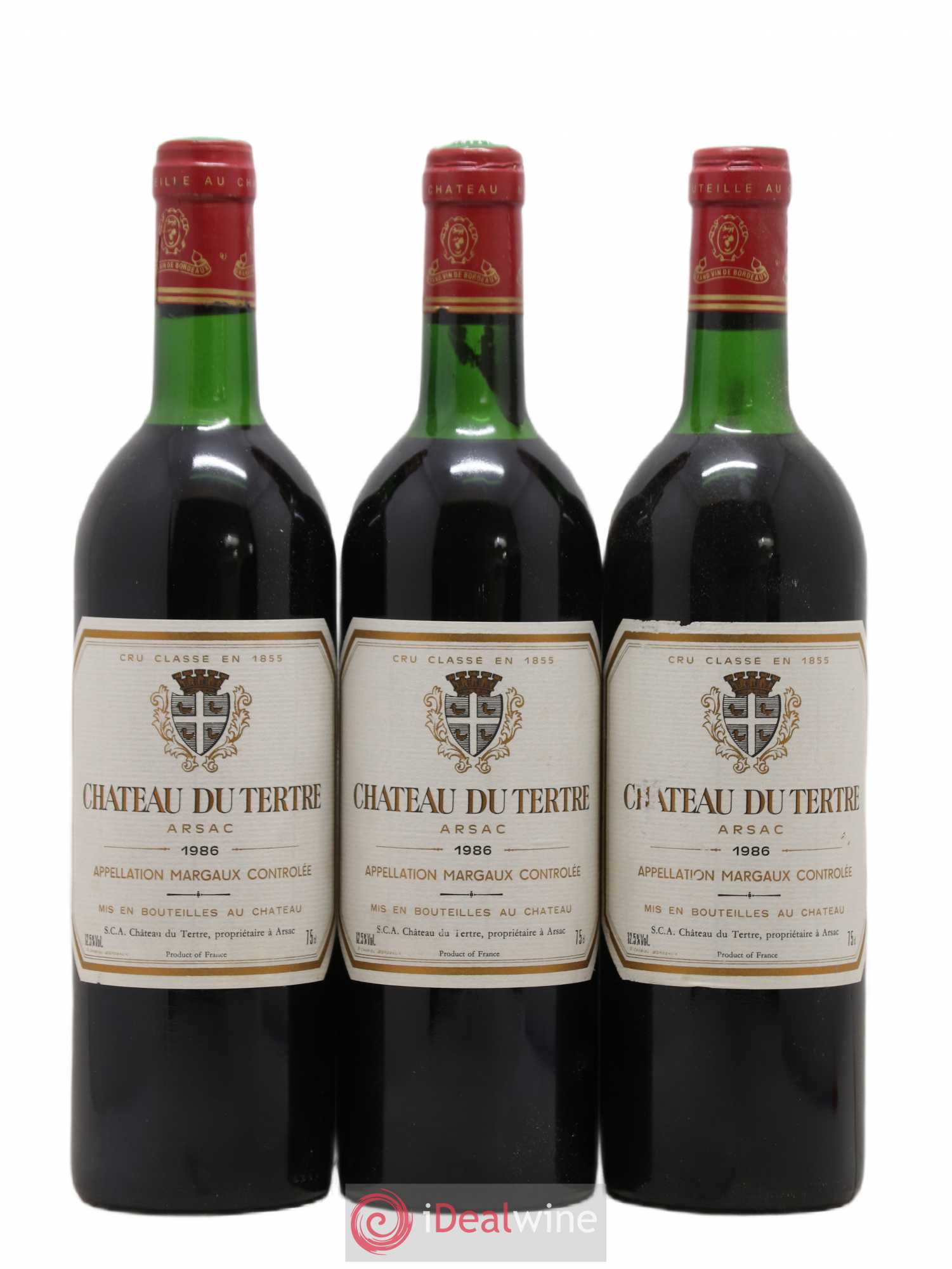 Château du Tertre 5ème Grand Cru Classé 1986 - Lot de 12 bouteilles - 2