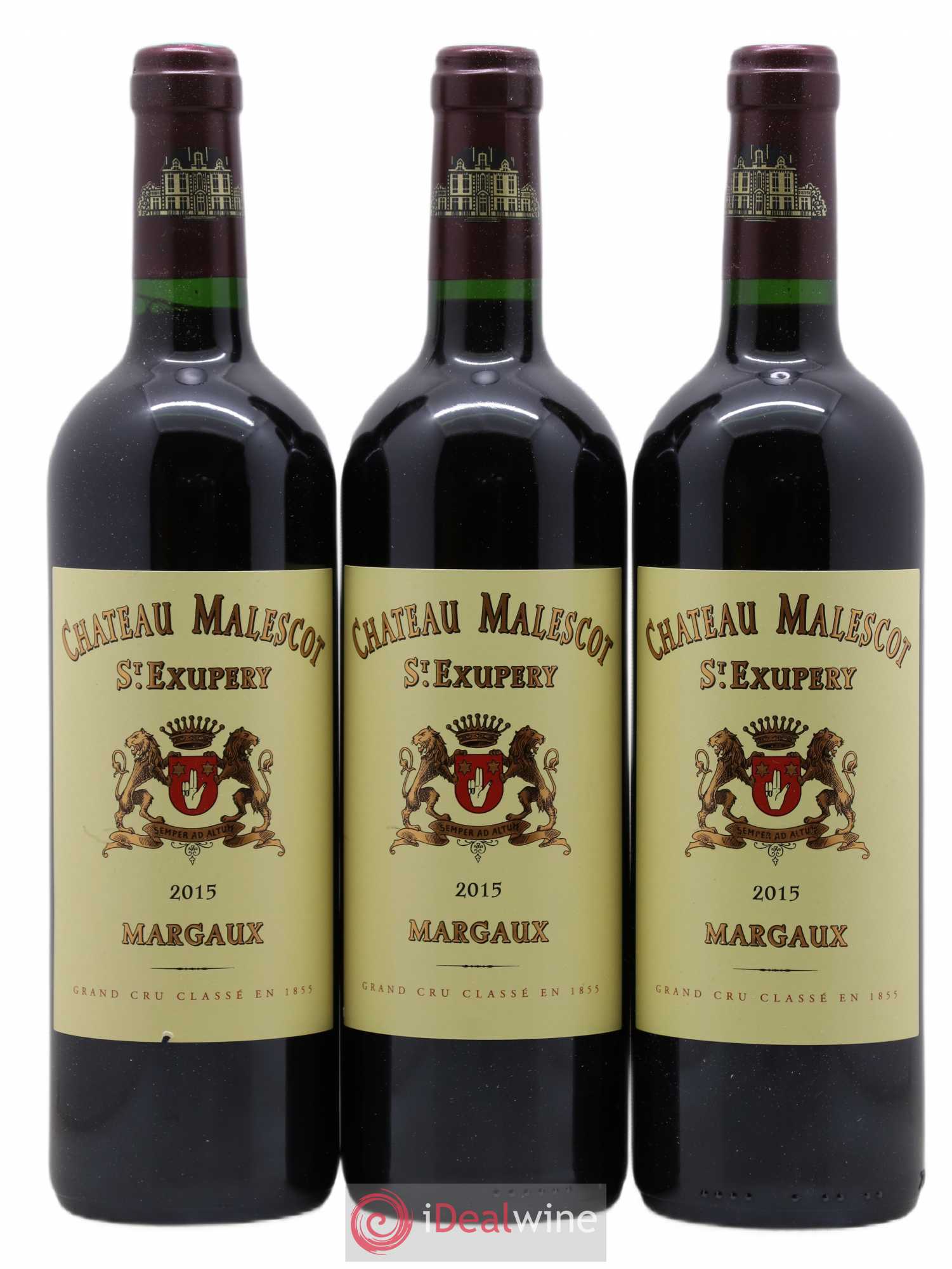 Château Malescot Saint-Exupéry 3ème Grand Cru Classé 2015 - Lot de 3 bouteilles - 0