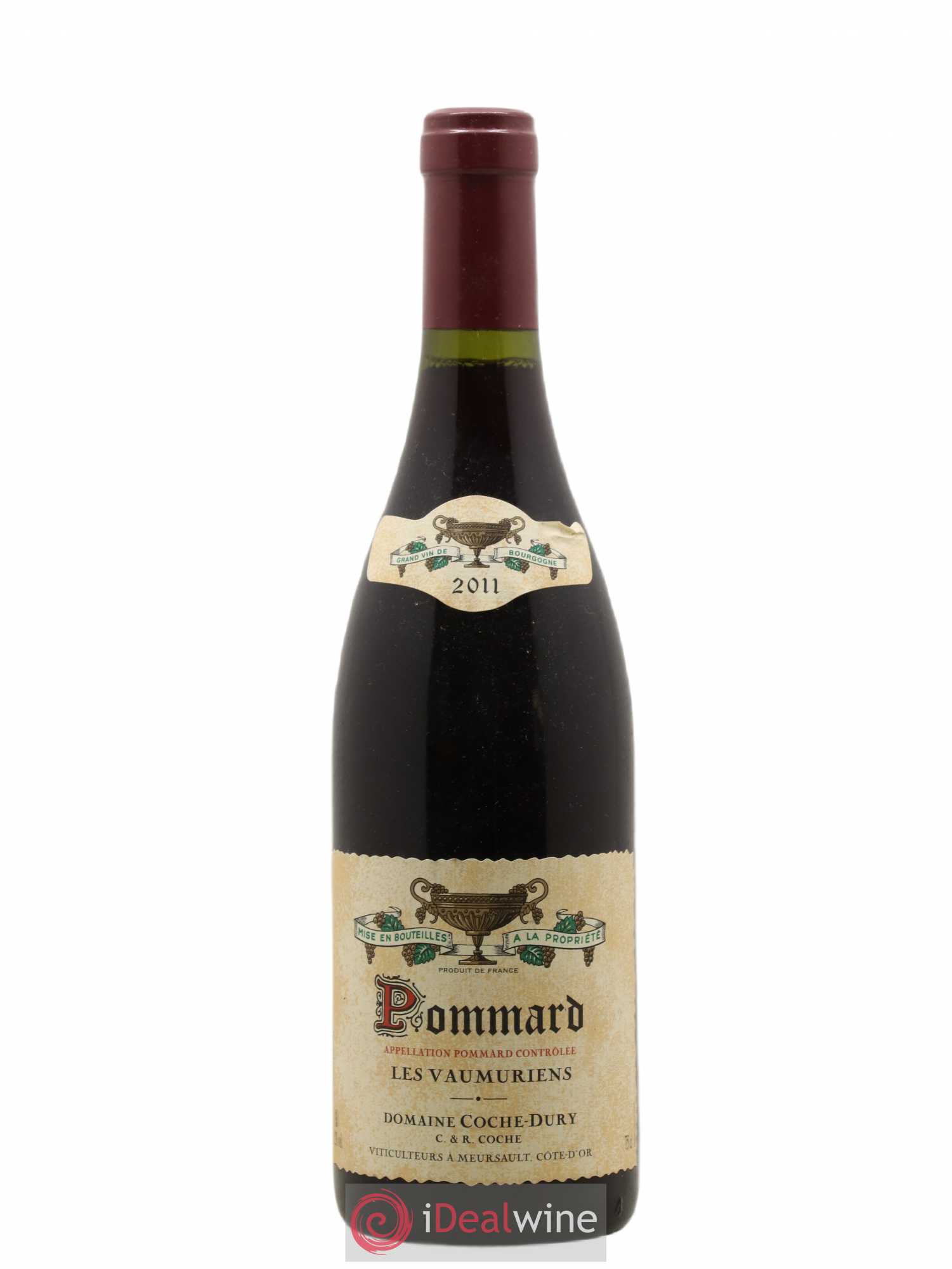 Pommard les Vaumuriens Coche Dury (Domaine) 2011 - Lot de 1 bouteille - 0