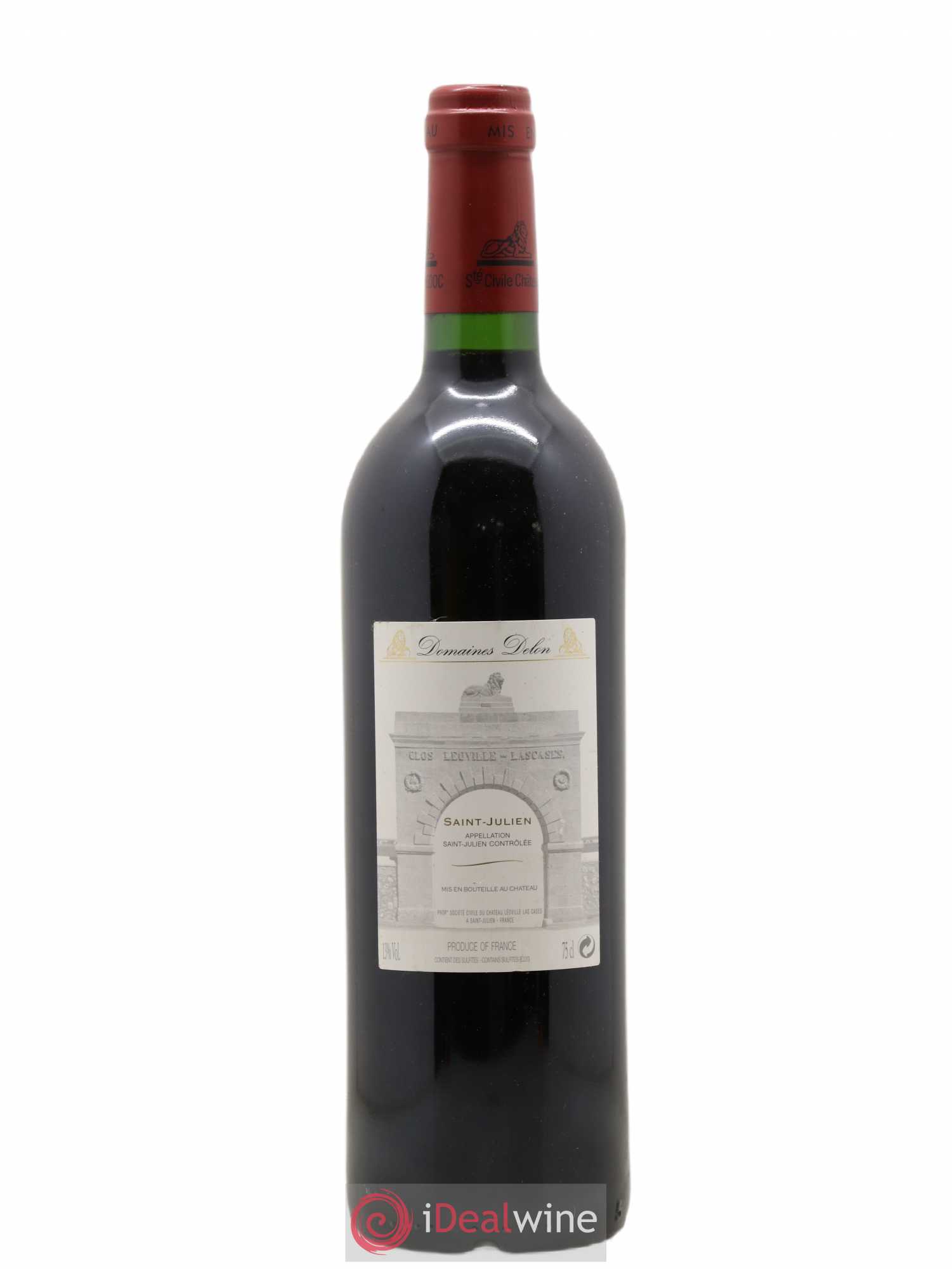 Château Léoville Las Cases 2ème Grand Cru Classé 2003 - Lot de 1 bouteille - 1