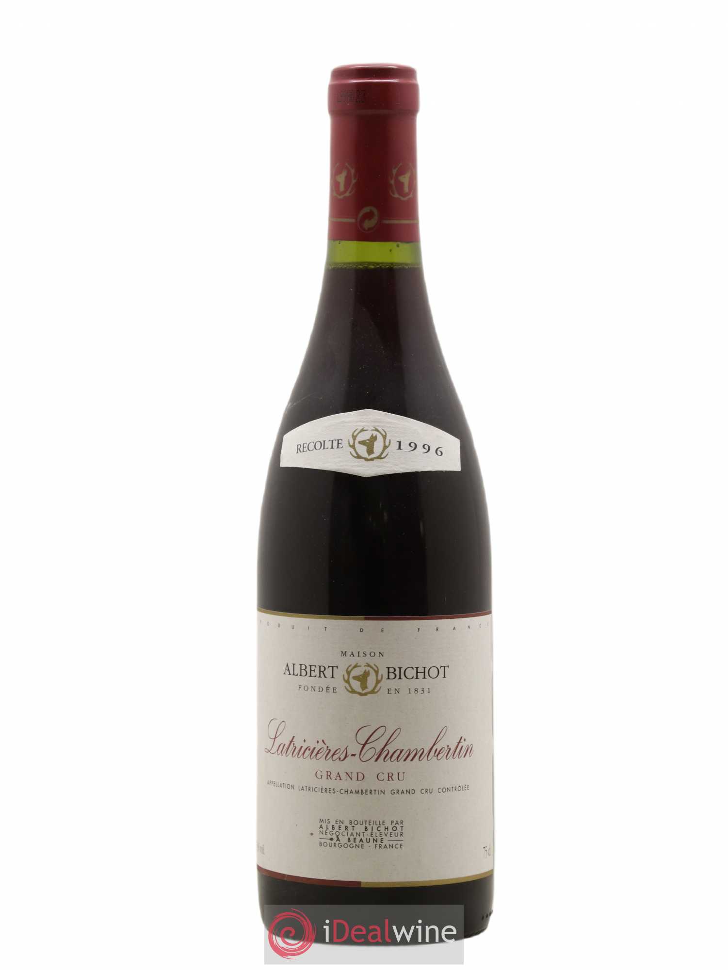 Latricières-Chambertin Grand Cru Albert Bichot 1996 - Lot de 1 bouteille - 0