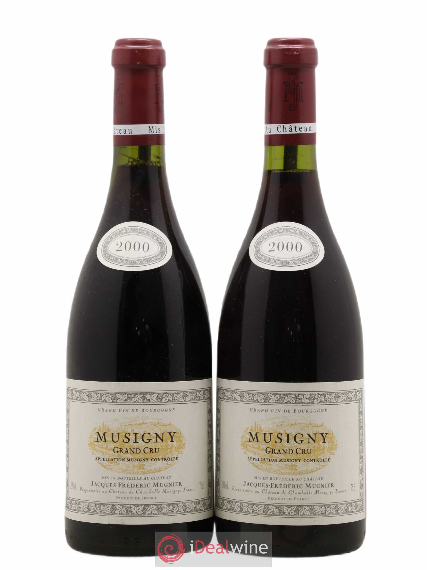 Musigny Grand Cru Jacques-Frédéric Mugnier 2000 - Lot de 2 bouteilles - 0