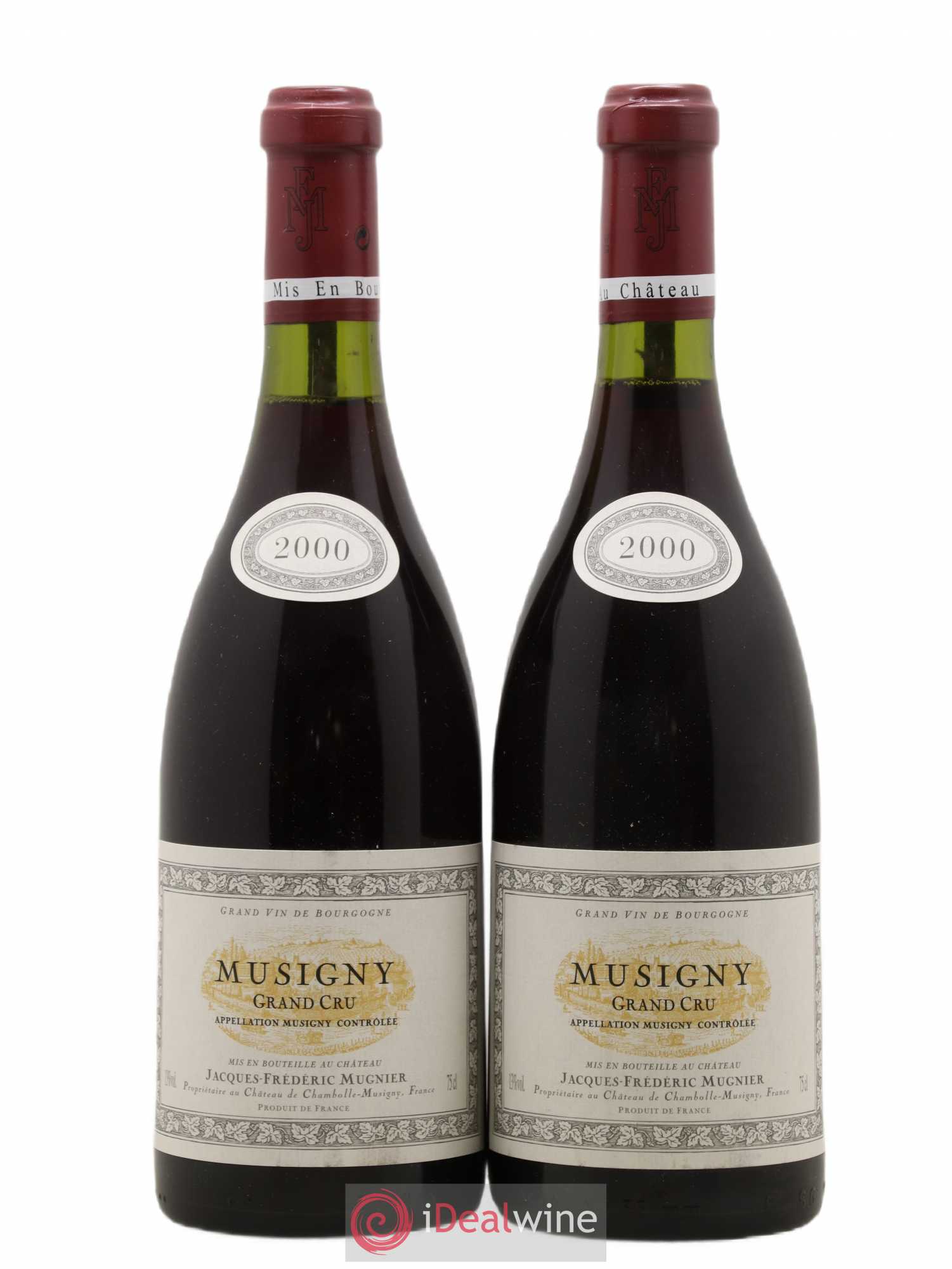 Musigny Grand Cru Jacques-Frédéric Mugnier 2000 - Lot de 2 bouteilles - 0